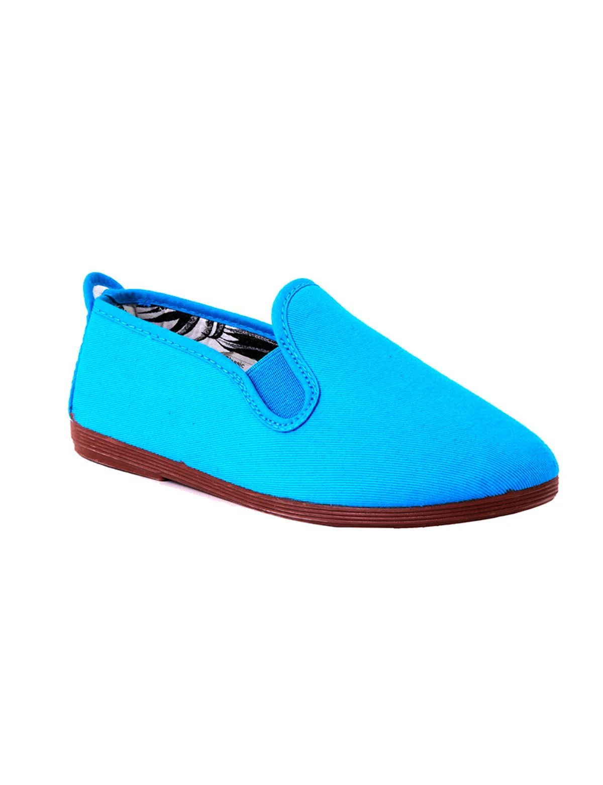 Turquoise Print Espadrilles