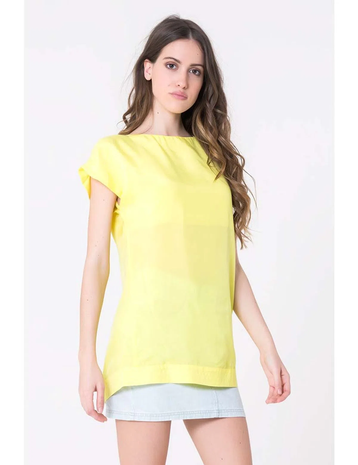 T-Shirt Senhora Amarelo