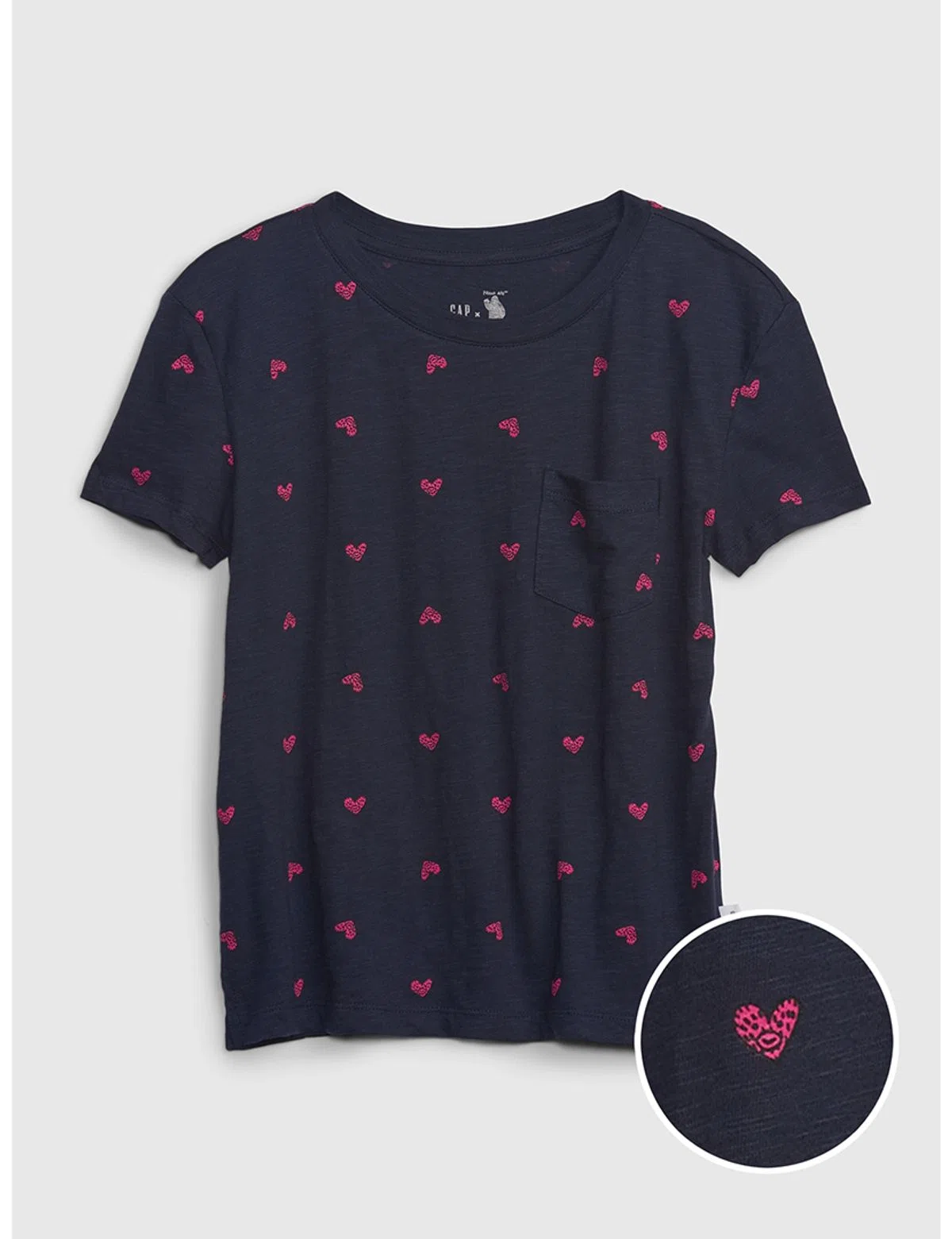 T-Shirt Fille Noir