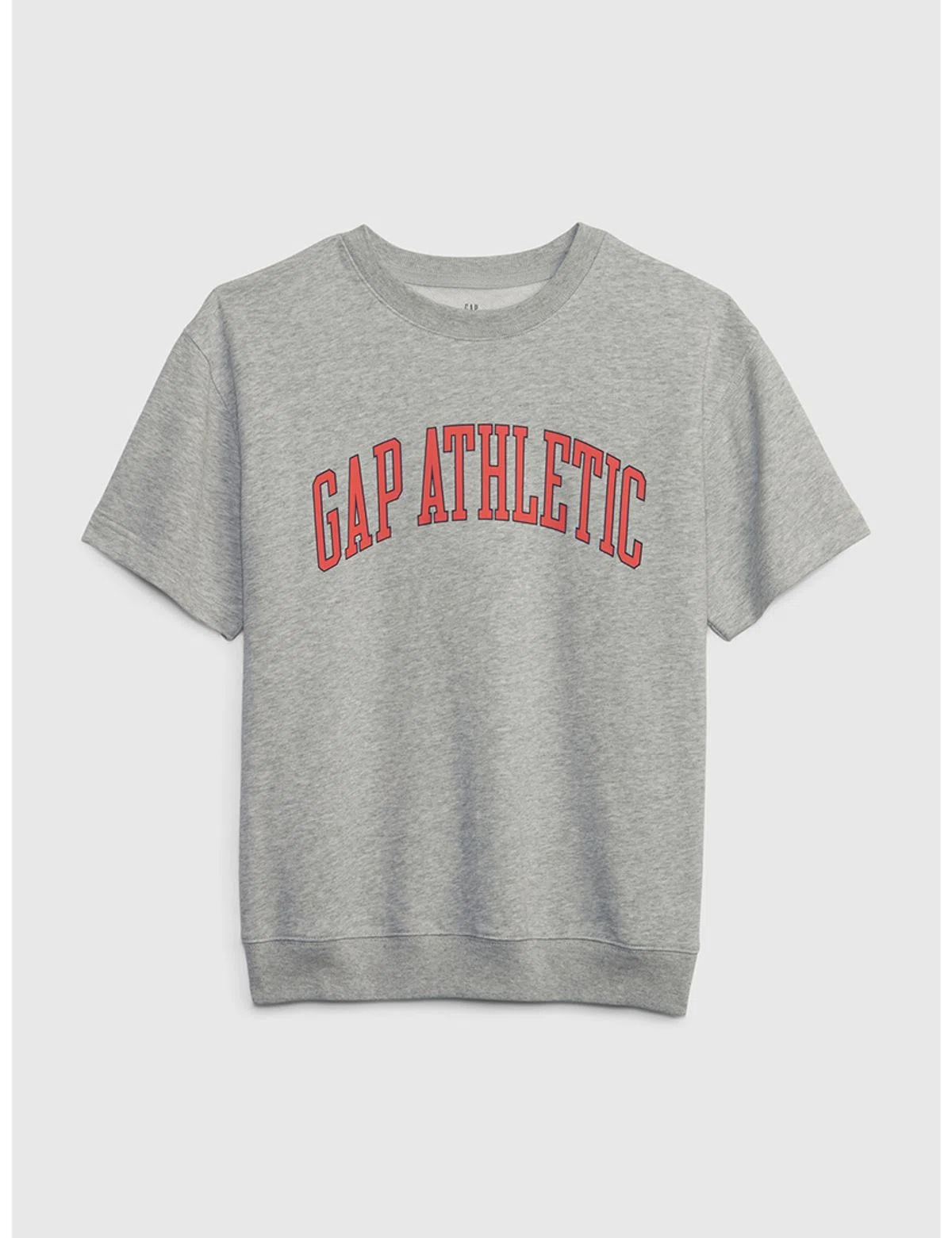 Short Sleeve Sweatshirt Boy Grey