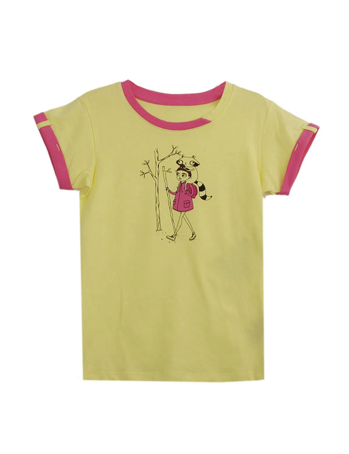 Camiseta Niña Amarilla