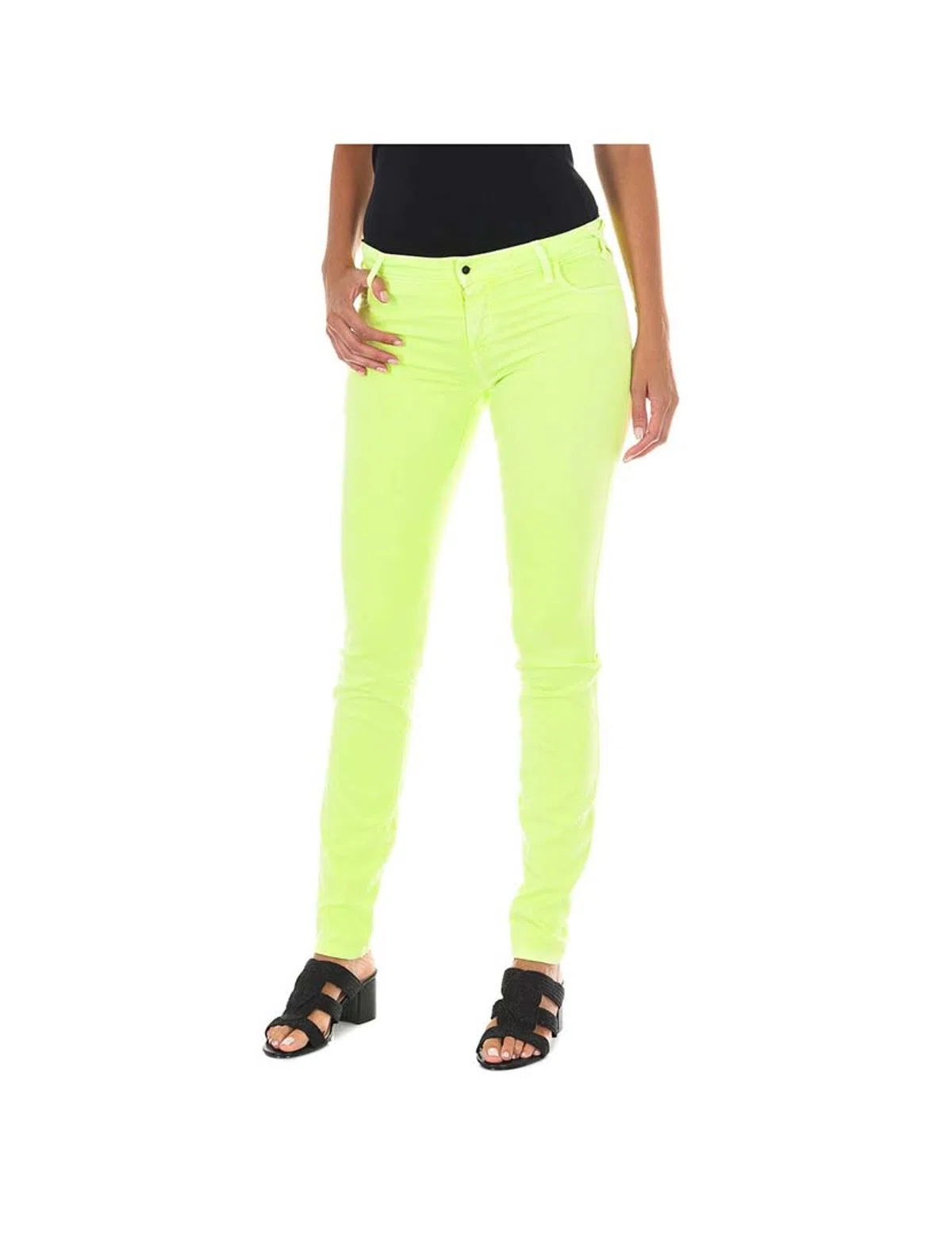 Women's Yellow Fluorescent Jeans