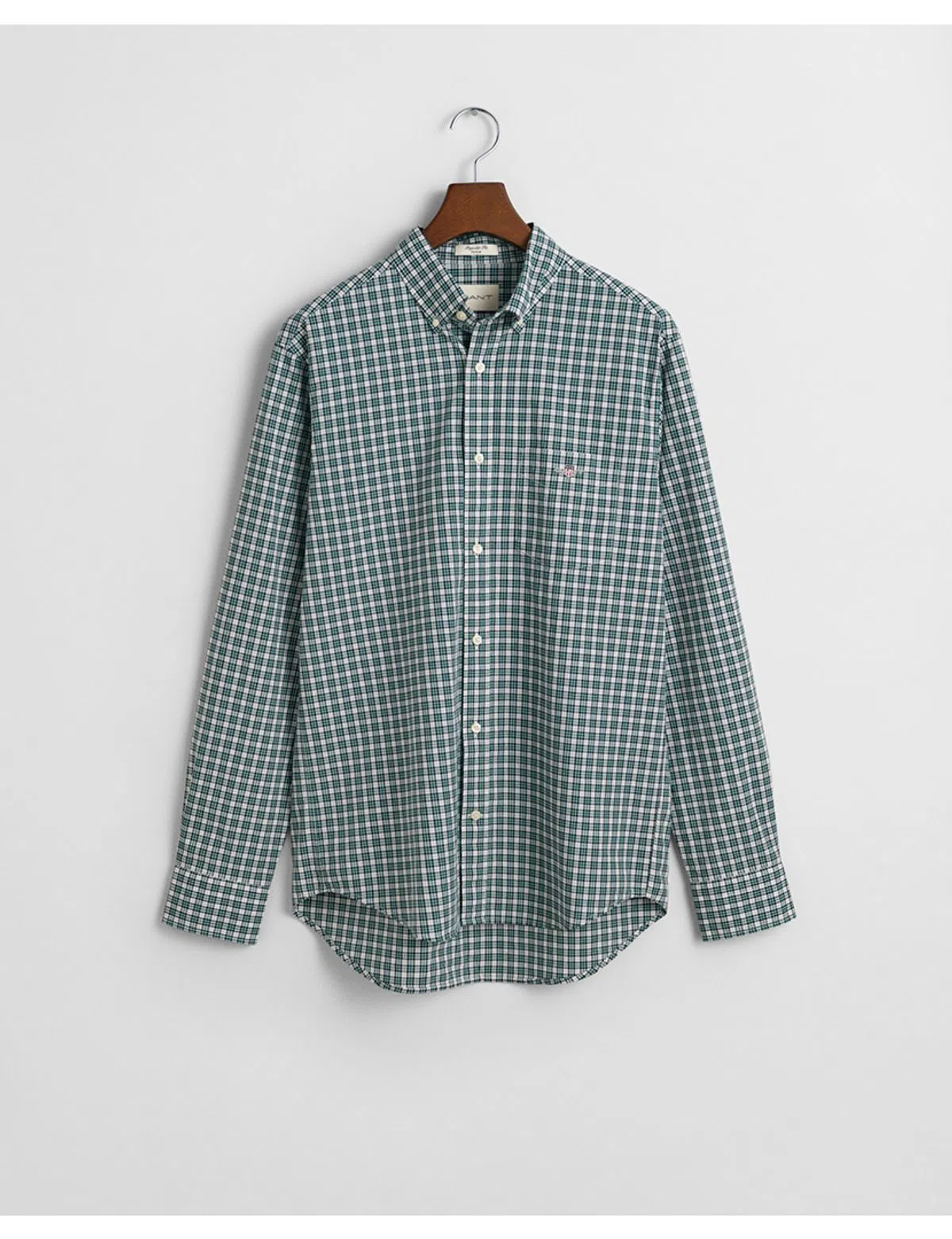 Green Regular Fit Checkered Shirt