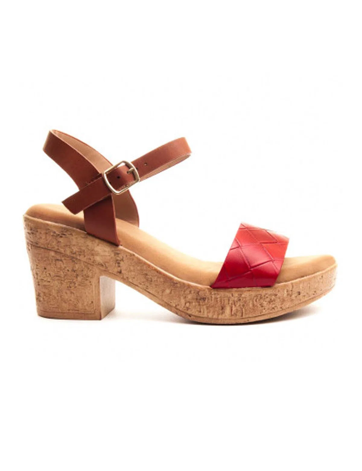 Fanna Red Platform Sandals