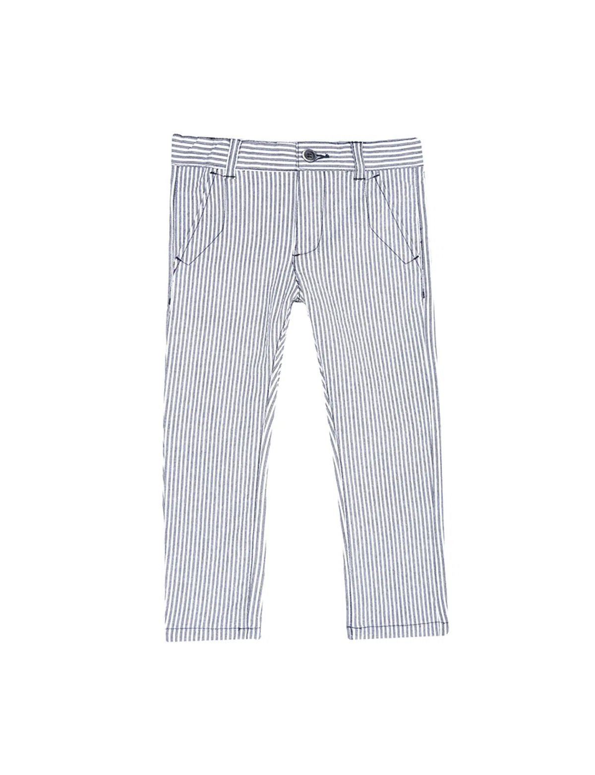 Pantalones Niña Blancos y Azules