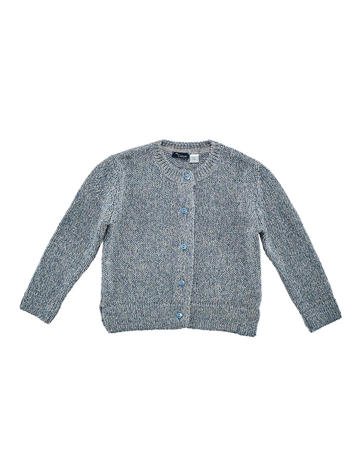 Cardigan Menina Azul