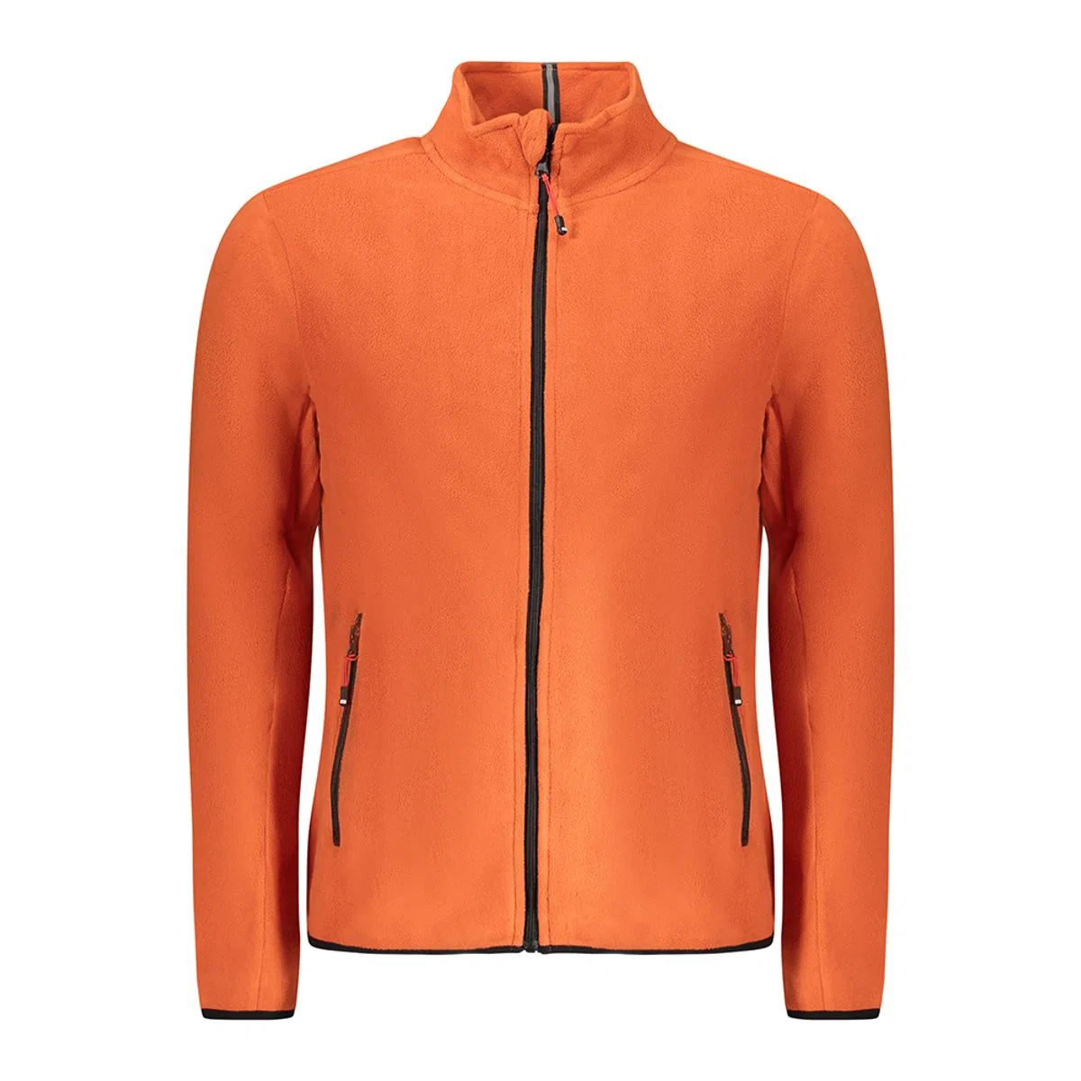 Sweatshirt com fecho Laranja