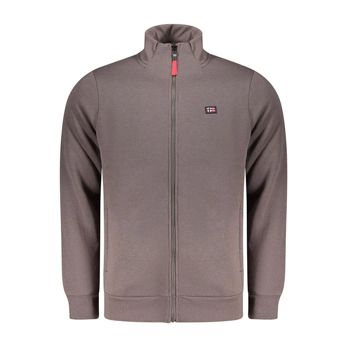 Men's Brown Fleece Jacket