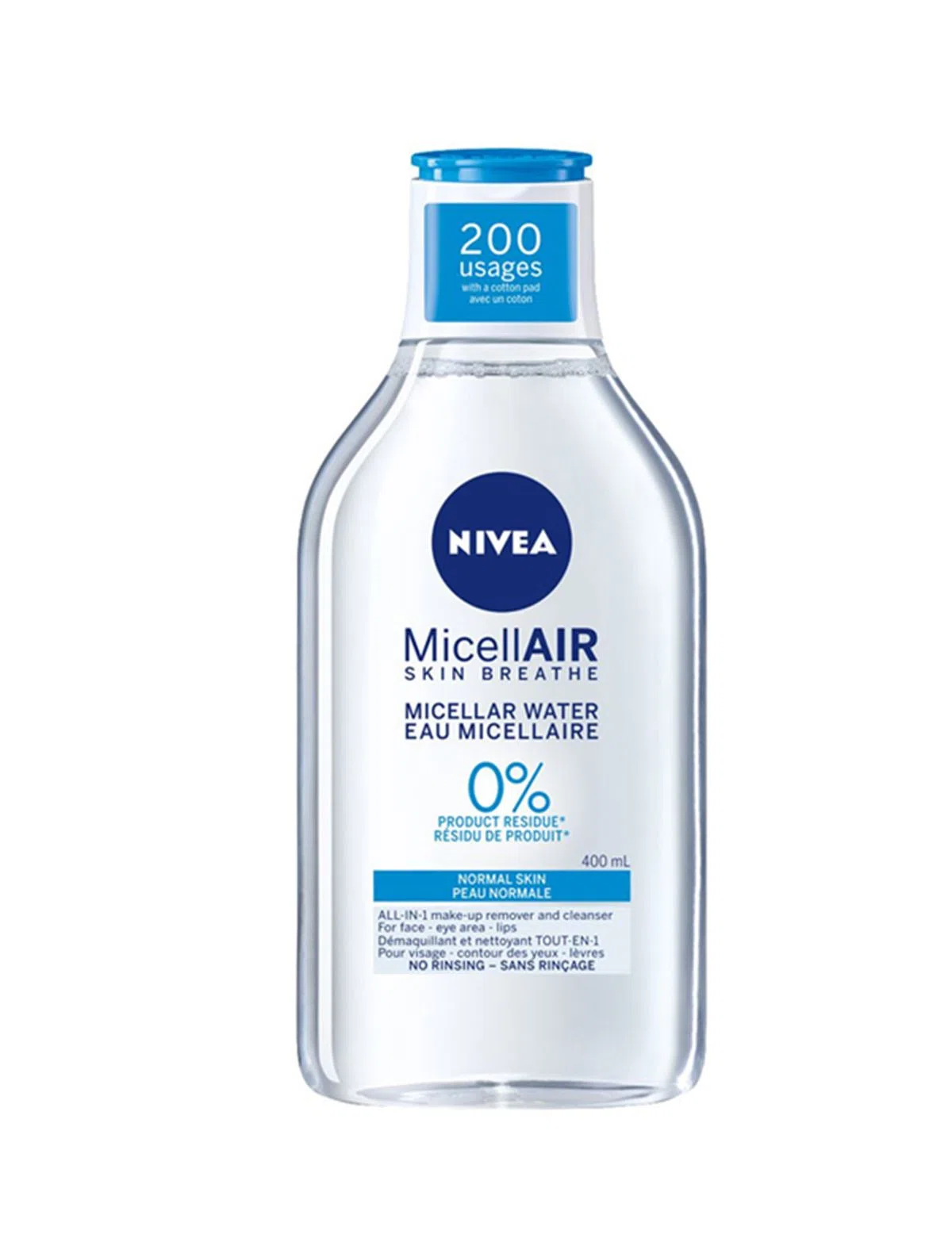 Água micelar para  pele sensível