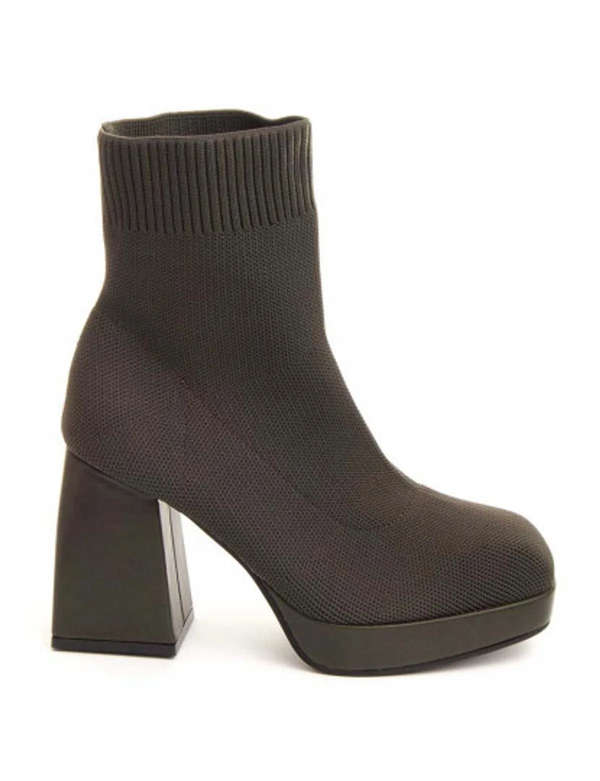 Botins Senhora Salto Alto Sixtynapal Castanho