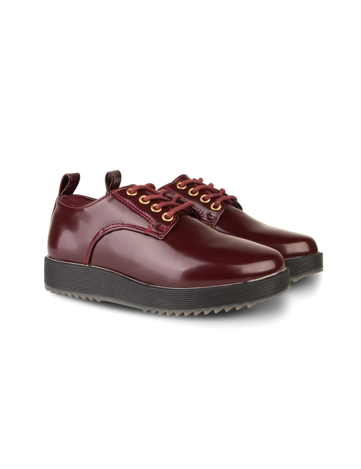 Sapato Blucher Menina Vermelho