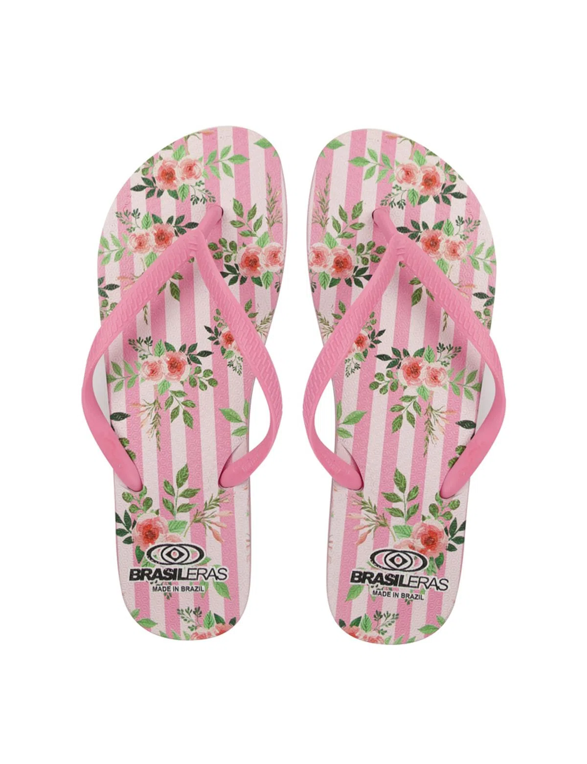 Chinelos Menina Rosa com Padrão