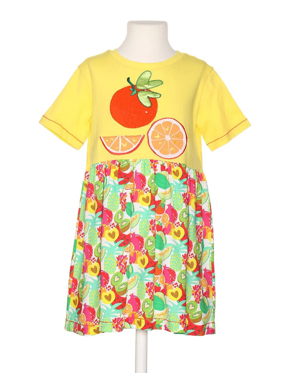 Vestido Menina Multicor