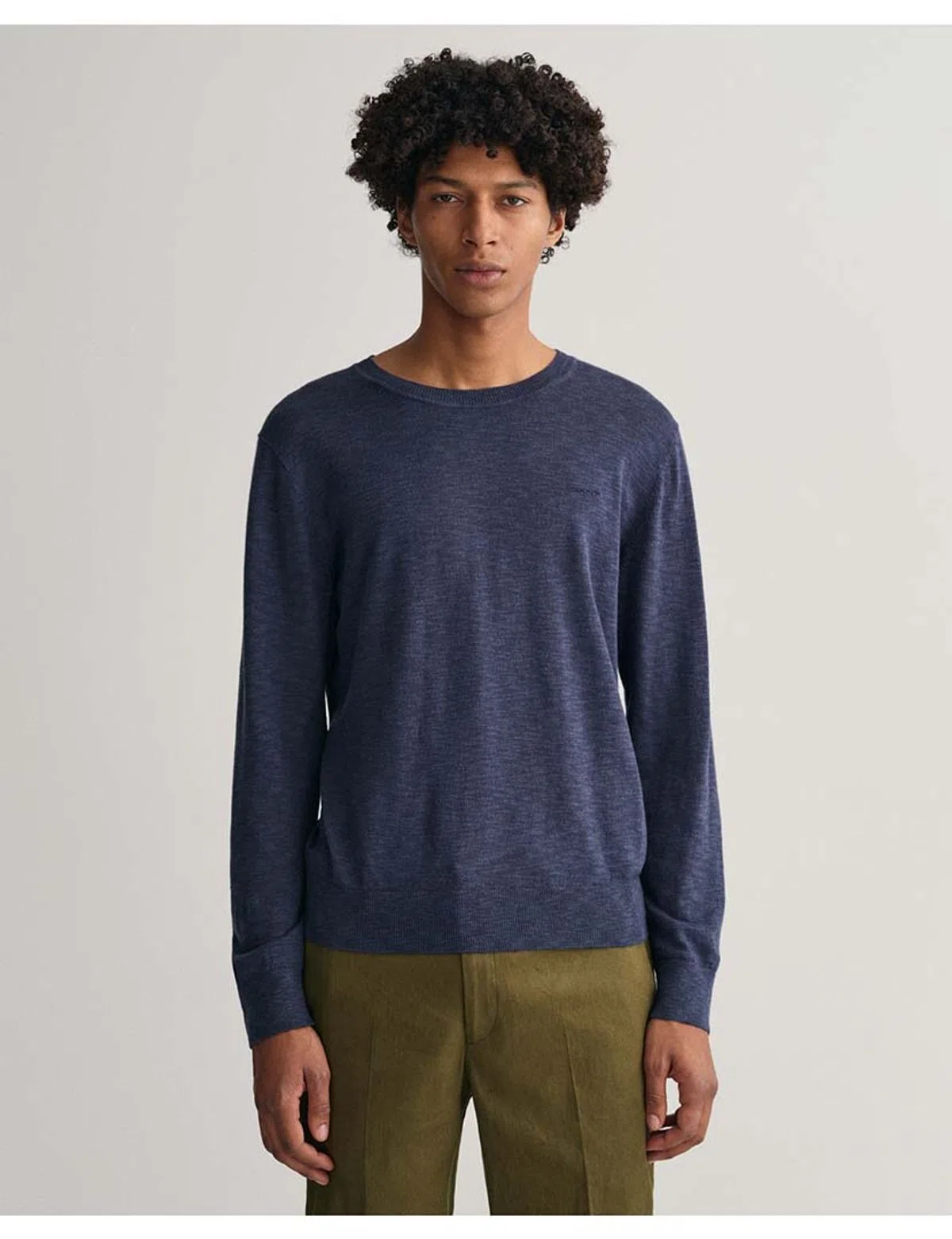 Sweatshirt de Linho Azul