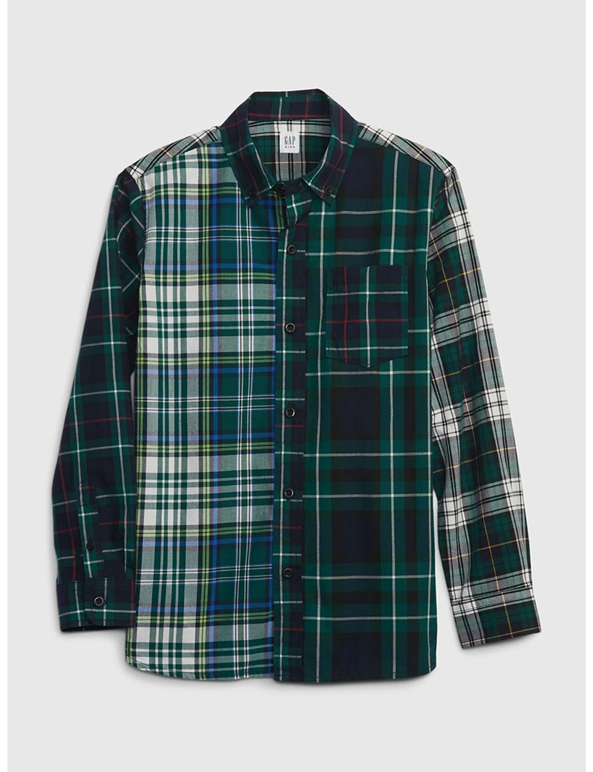 Camisa Rapaz Verde e Branco