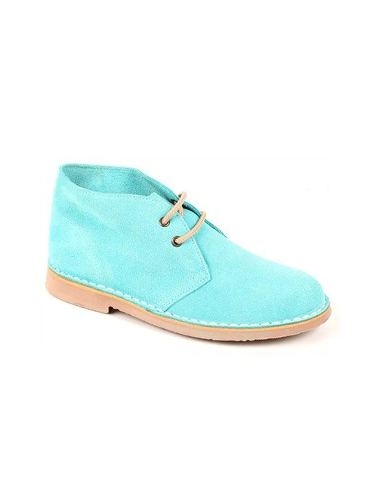 Botas Safari Kids Atacadores Azul Turquesa