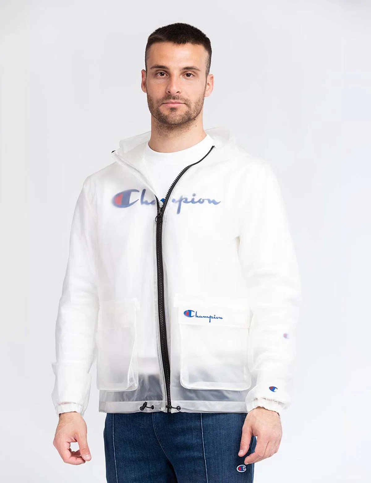 Transparent Men's Raincoat