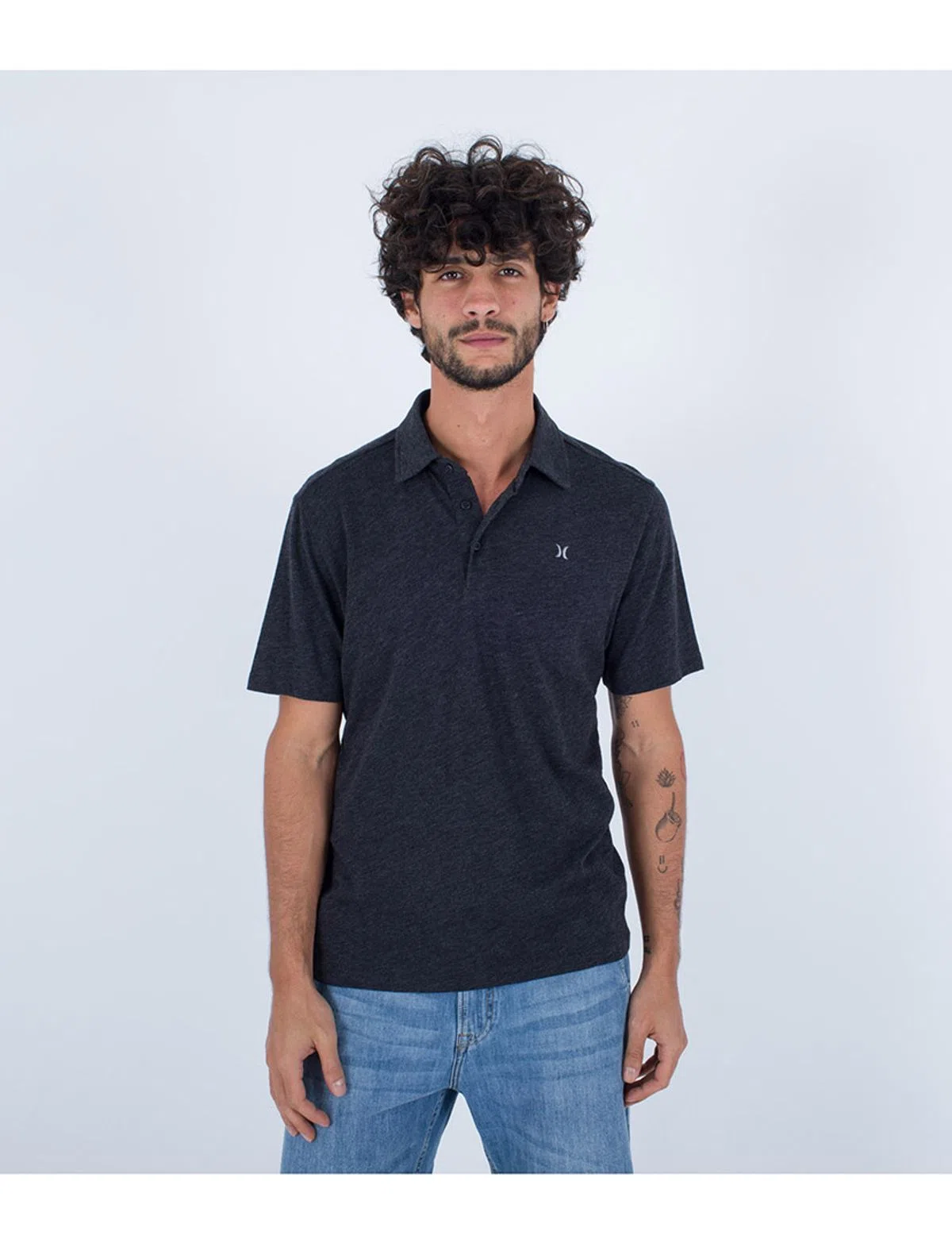 Polo Negro para Hombre