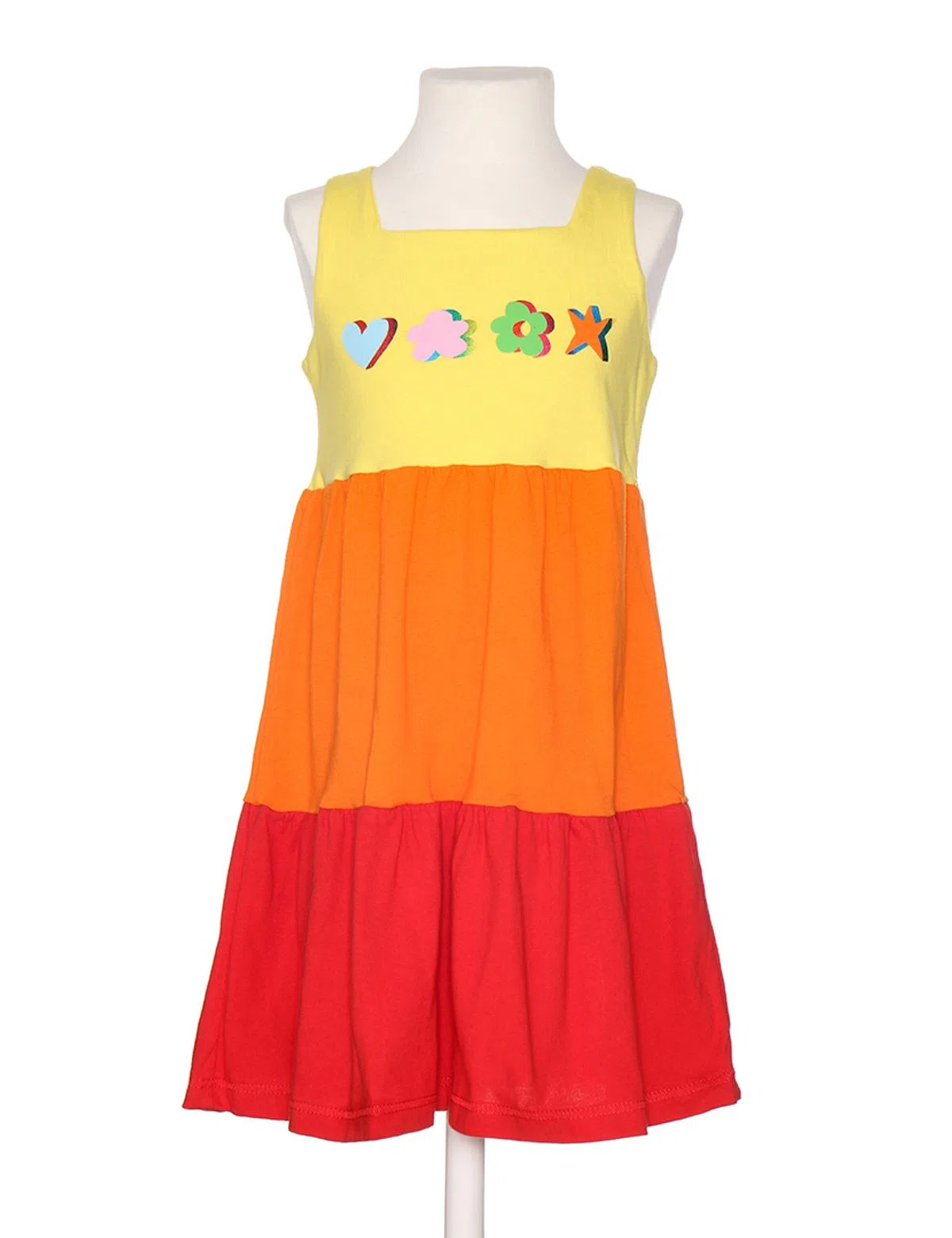 Vestido Menina Multicor