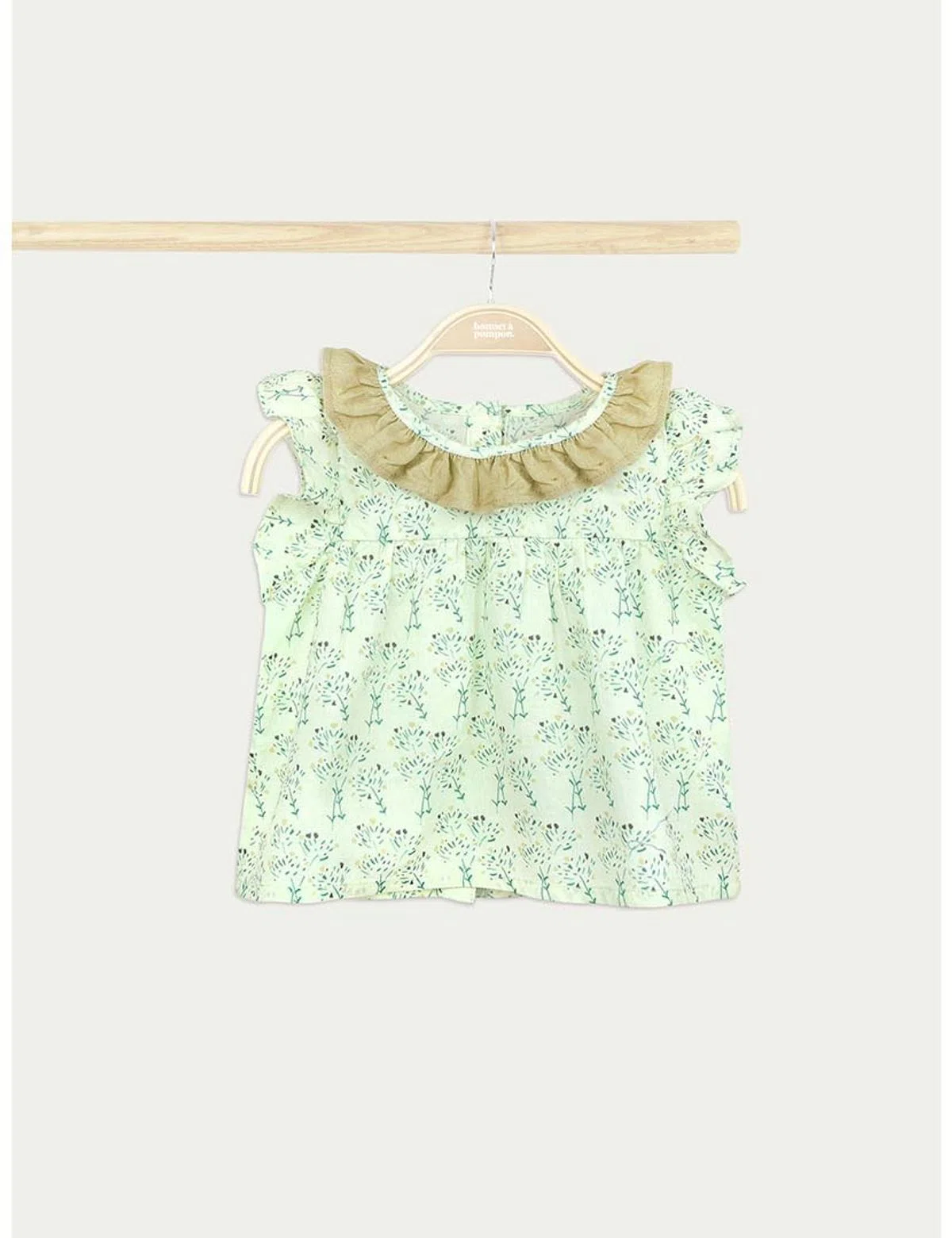 Girl's Green Blouse