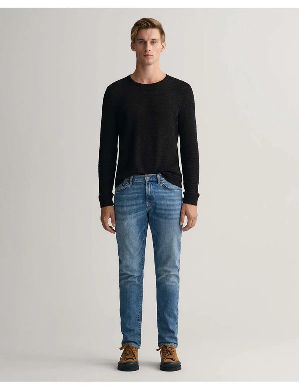 Pantalones de Mezclilla Hayes Slim Fit Azul
