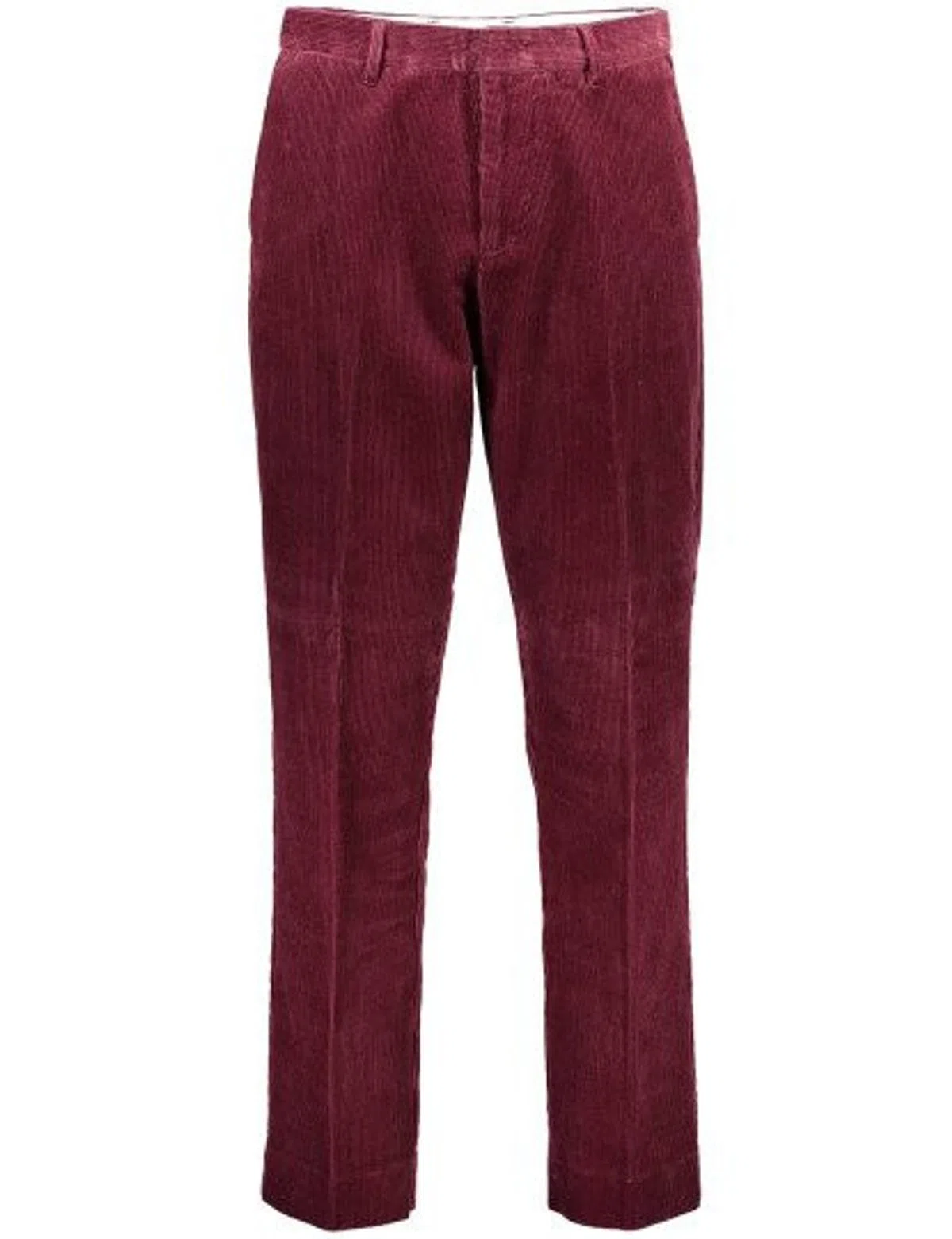 Calças Chino Veludo Vermelho