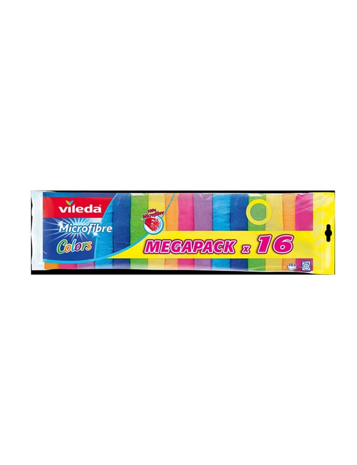 Pano Microfibras Colors 16 Un - Exclusivo C&C