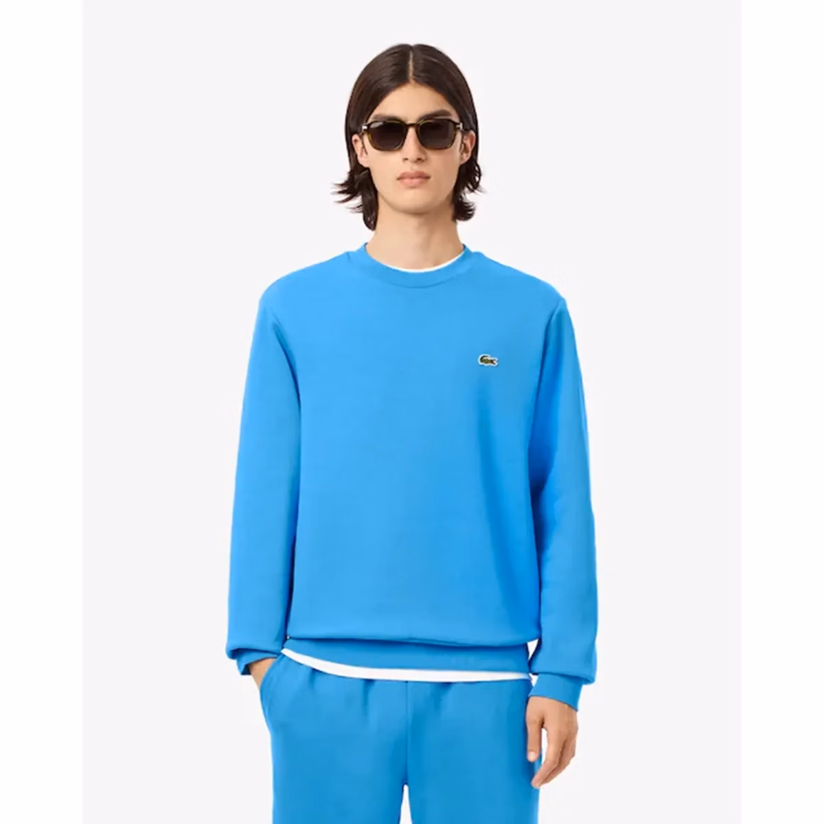 Sweatshirt de Felpa Azul Turquesa