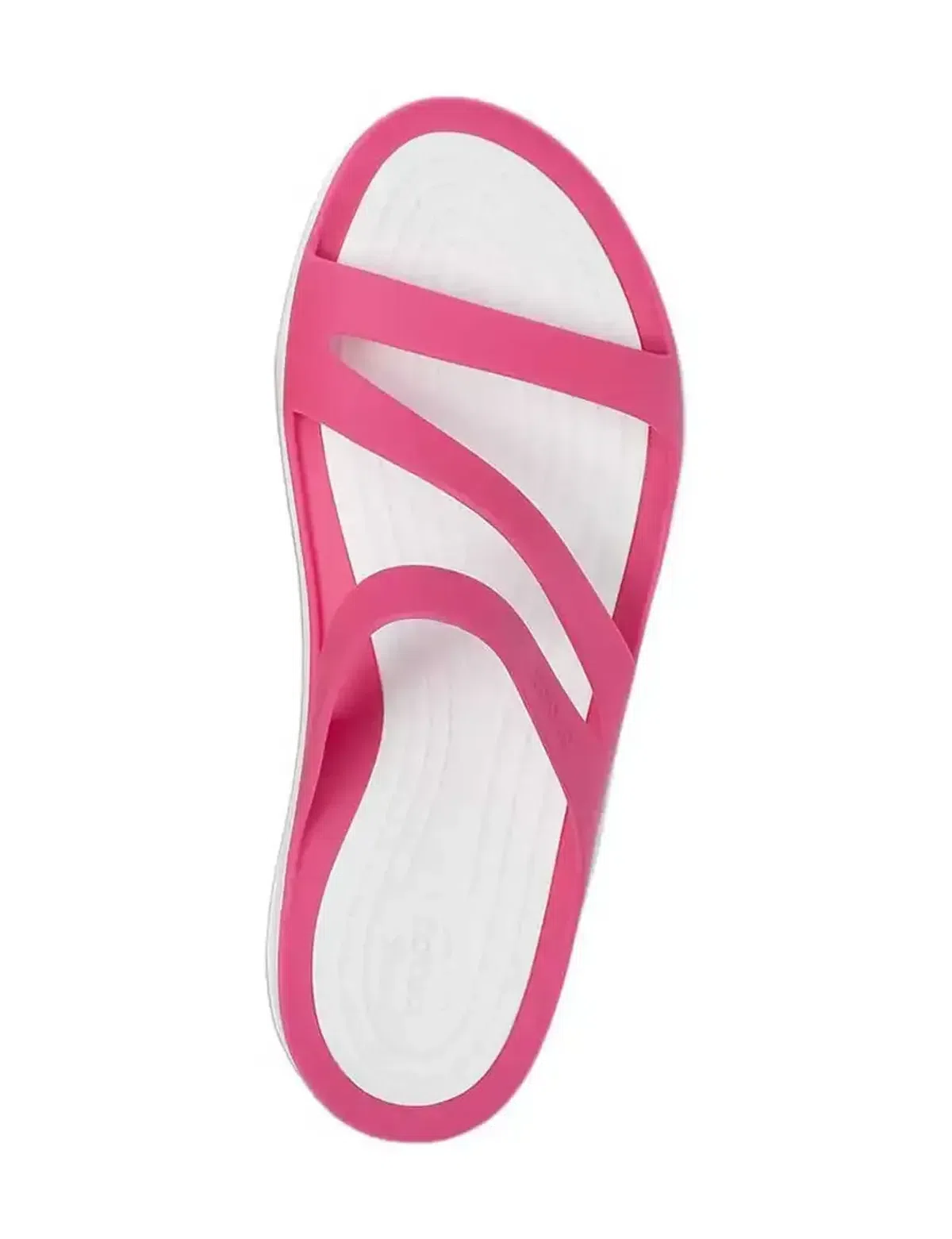 Crocs Swiftwater Sandal W Paradise Pink and White