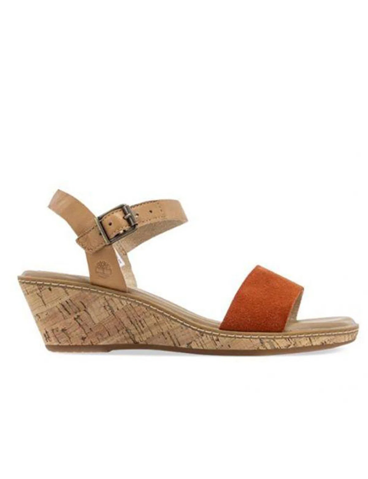 Orange Wedge Sandals
