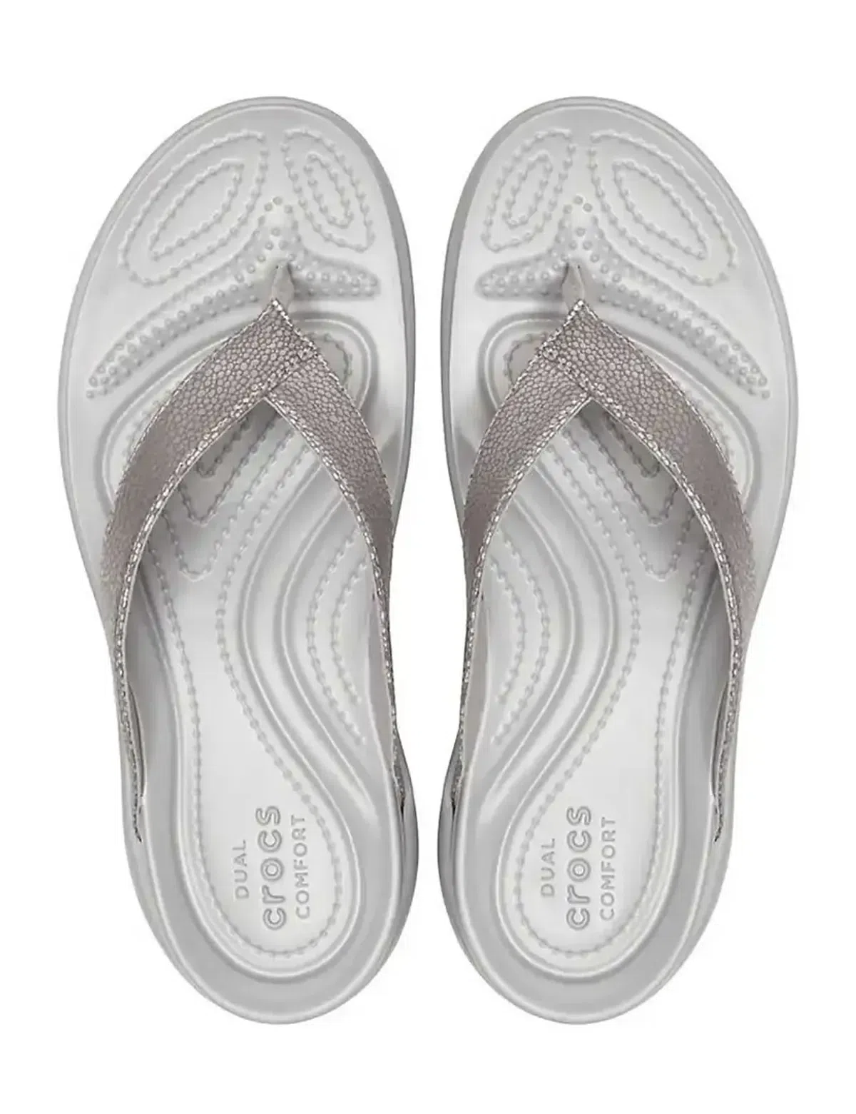 Chinelo Capri V Sequin Prateado