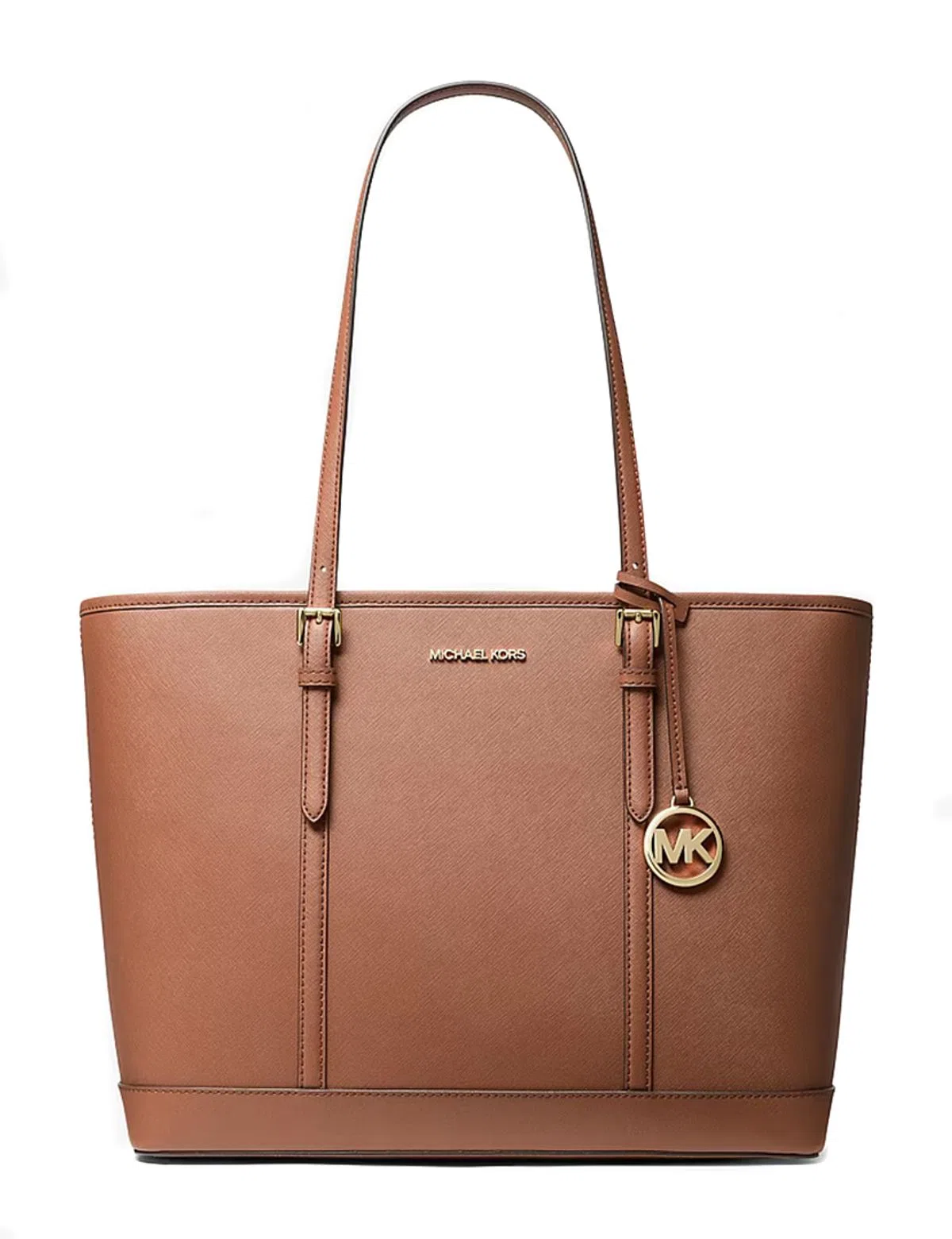 Large Jet Set Travel Tote Bag Brown