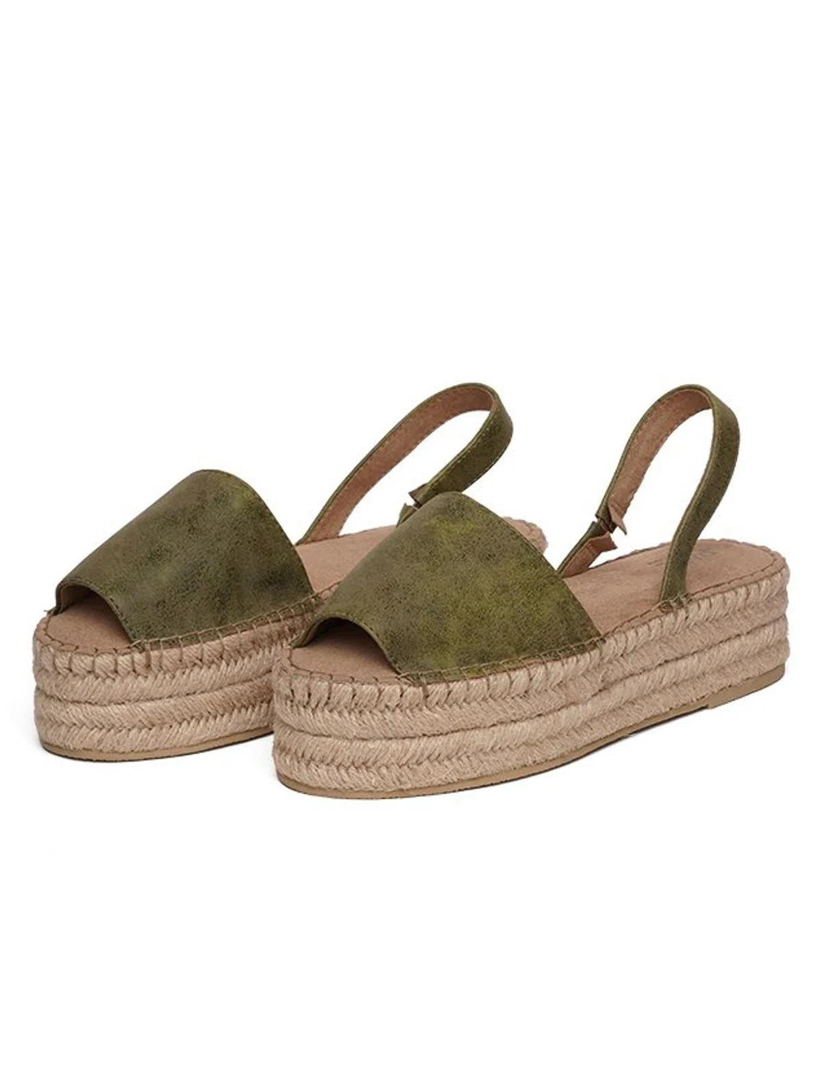 Sandálias Platform Heal Khaki
