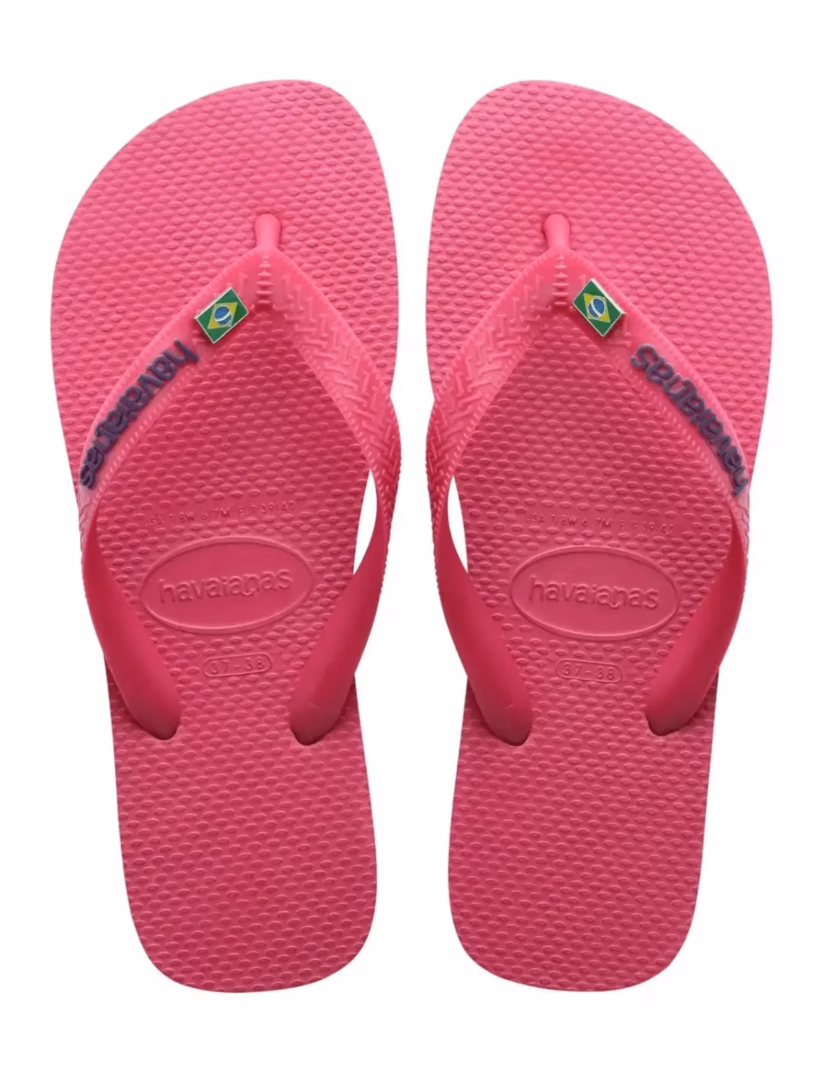 Chinelos Brasil Layers Rosa Electric