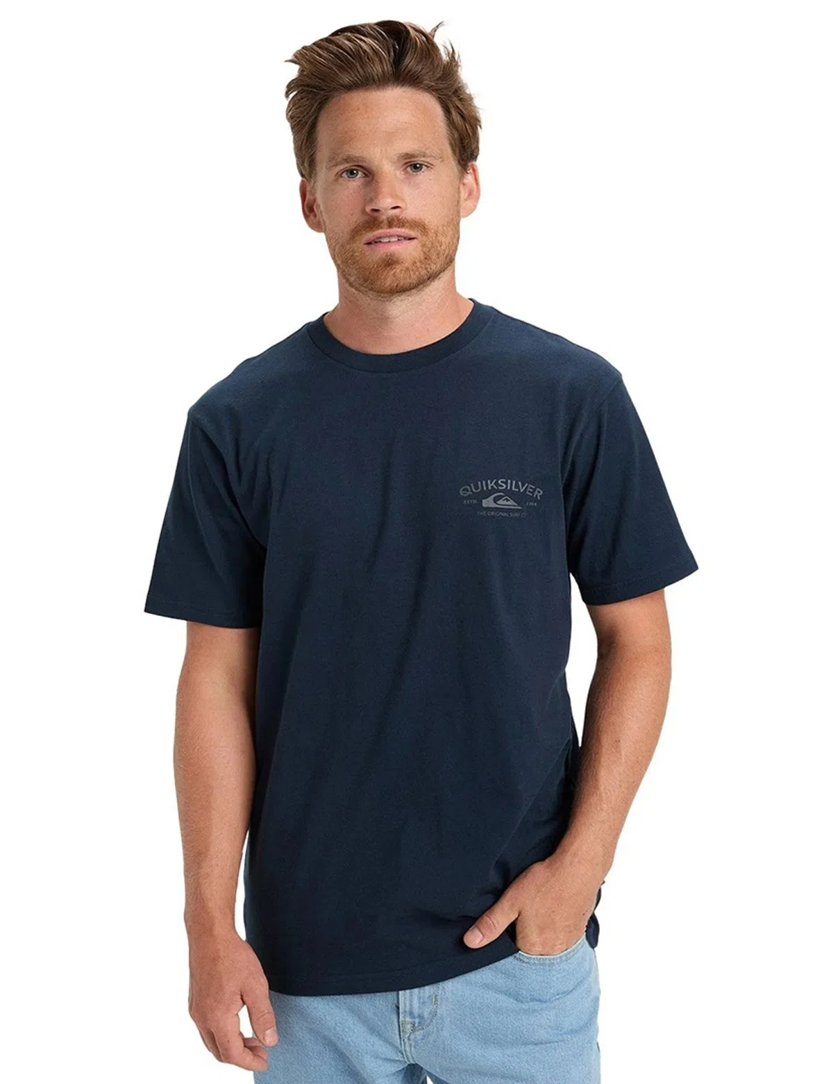 T-Shirt Anchor Lockup Azul