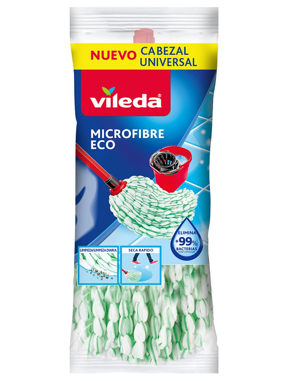 Recarga Esfregona Microfibras Eco
