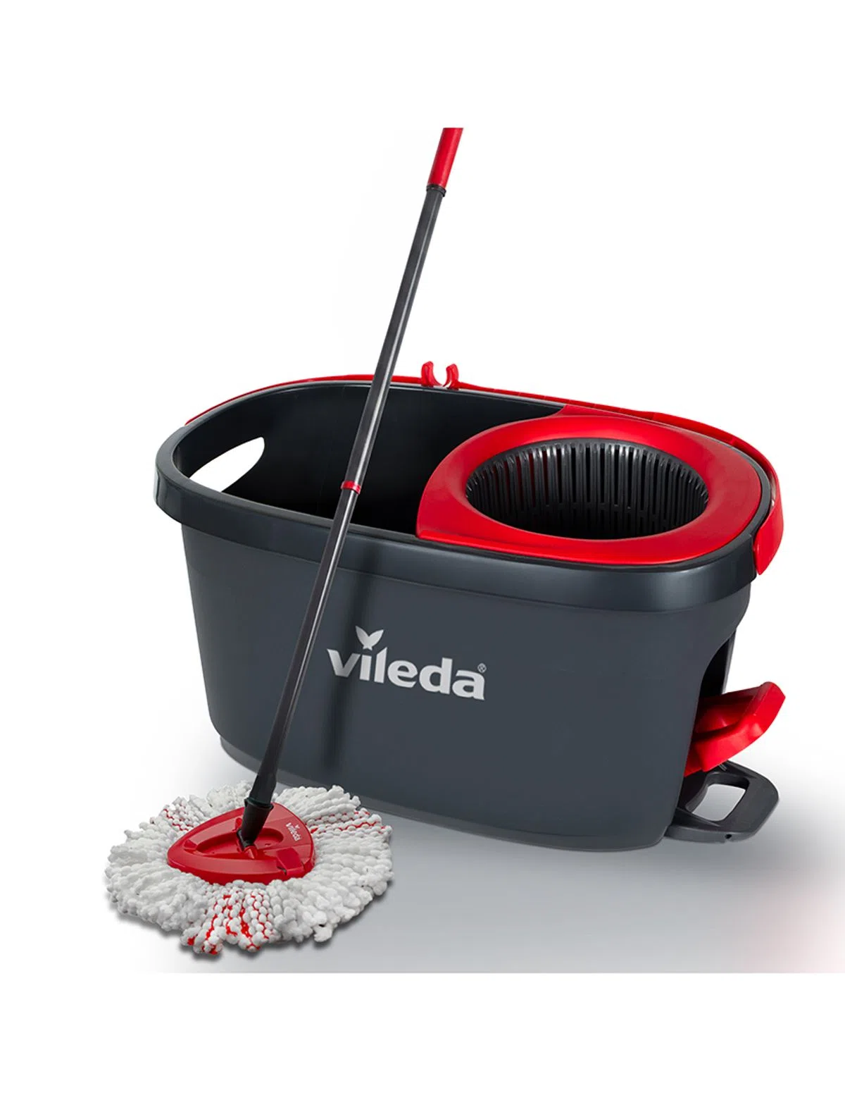 Easy Squeeze Microfiber Mop System with Turbo Pedal