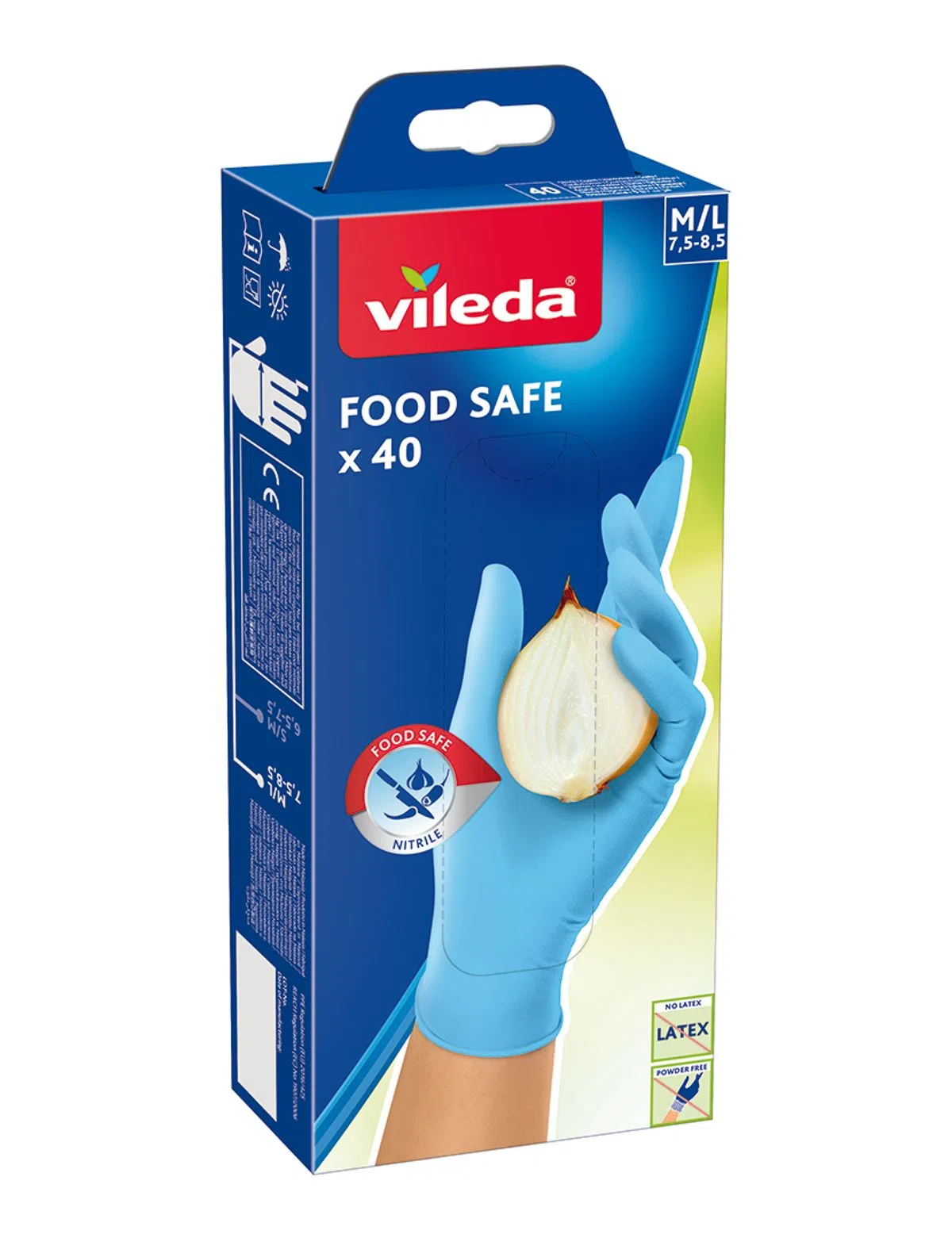 Luvas Descartaveis Food Safe 40 Un M/G