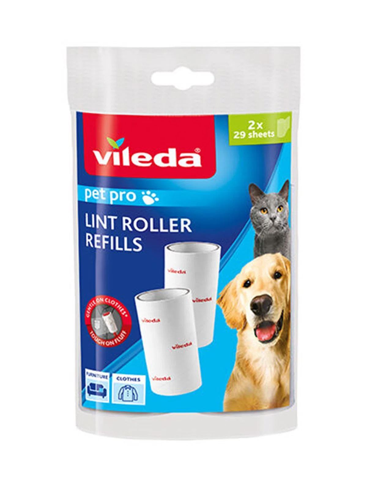 Pet Hair Removal Sticky Rollers (2Pack)