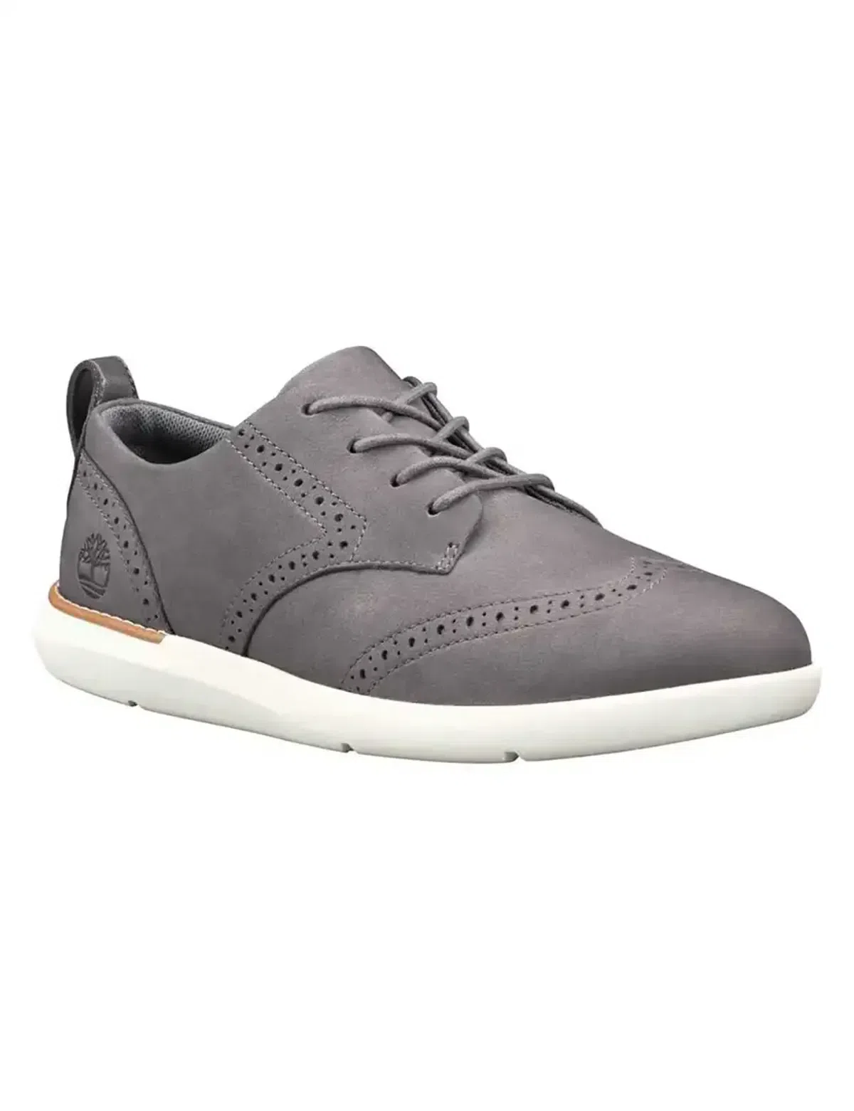 Bradenton Grey Leather Ankle Boots