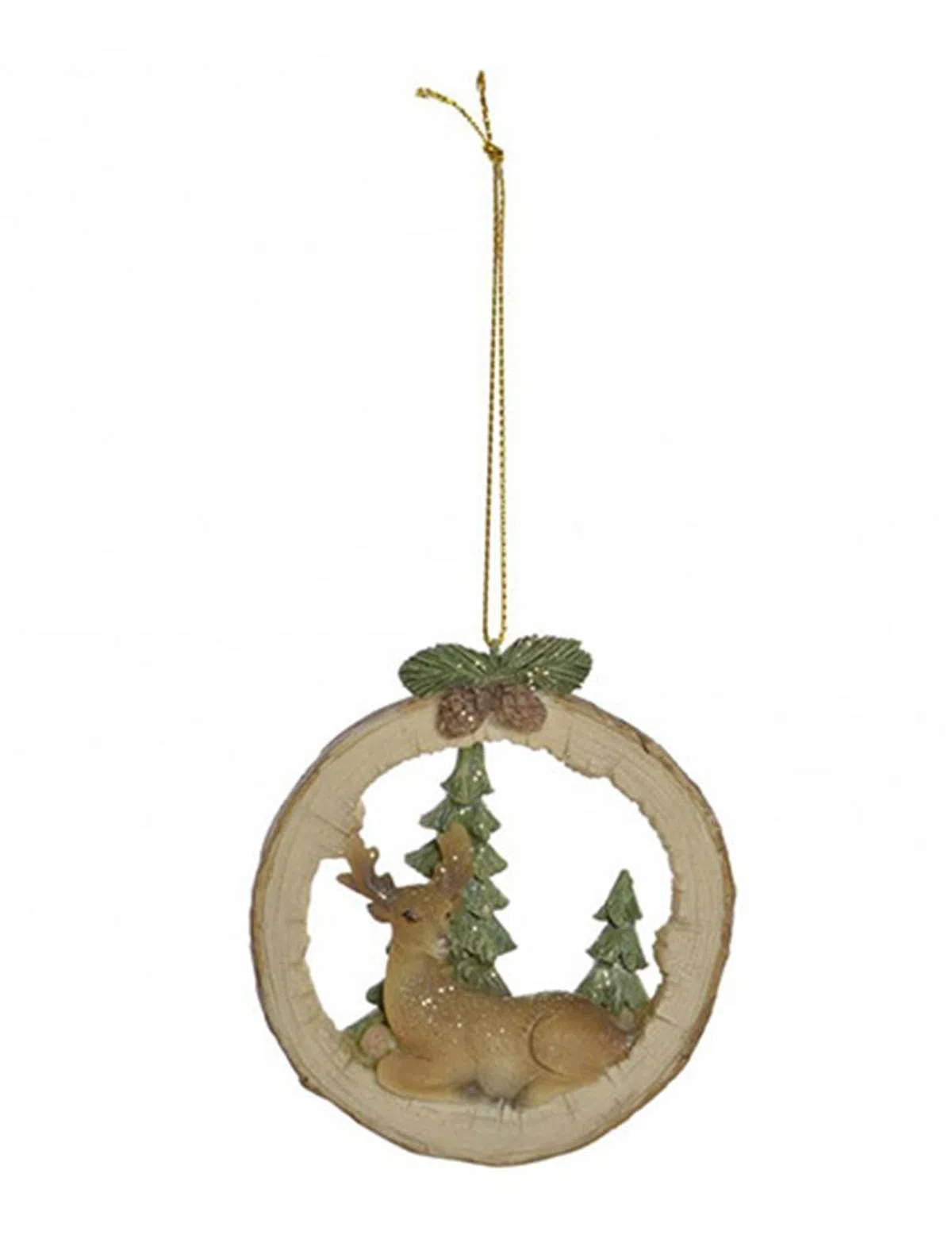 Decoração Pingente Resina Veado