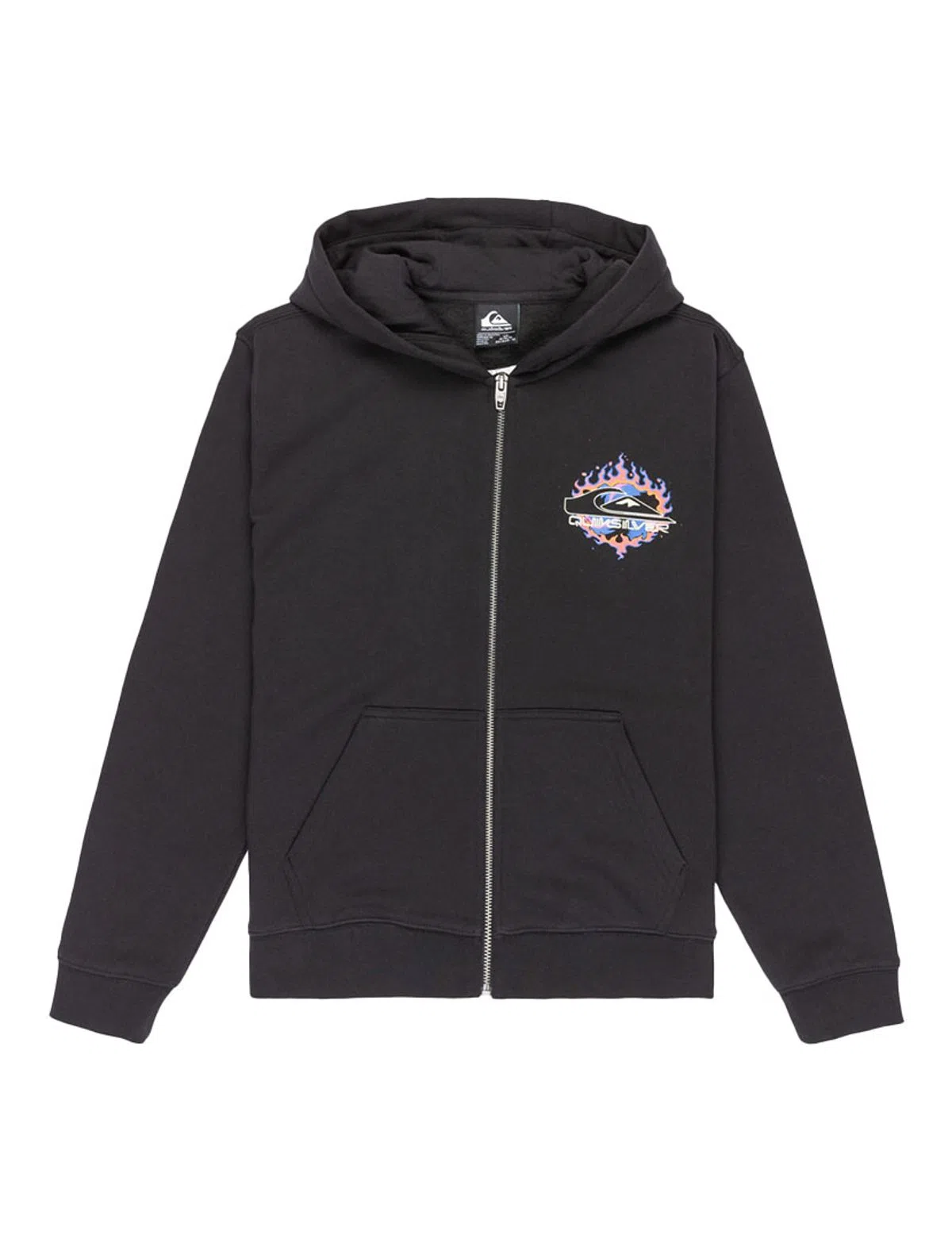Sweatshirt com fecho Graphic Preto Kids