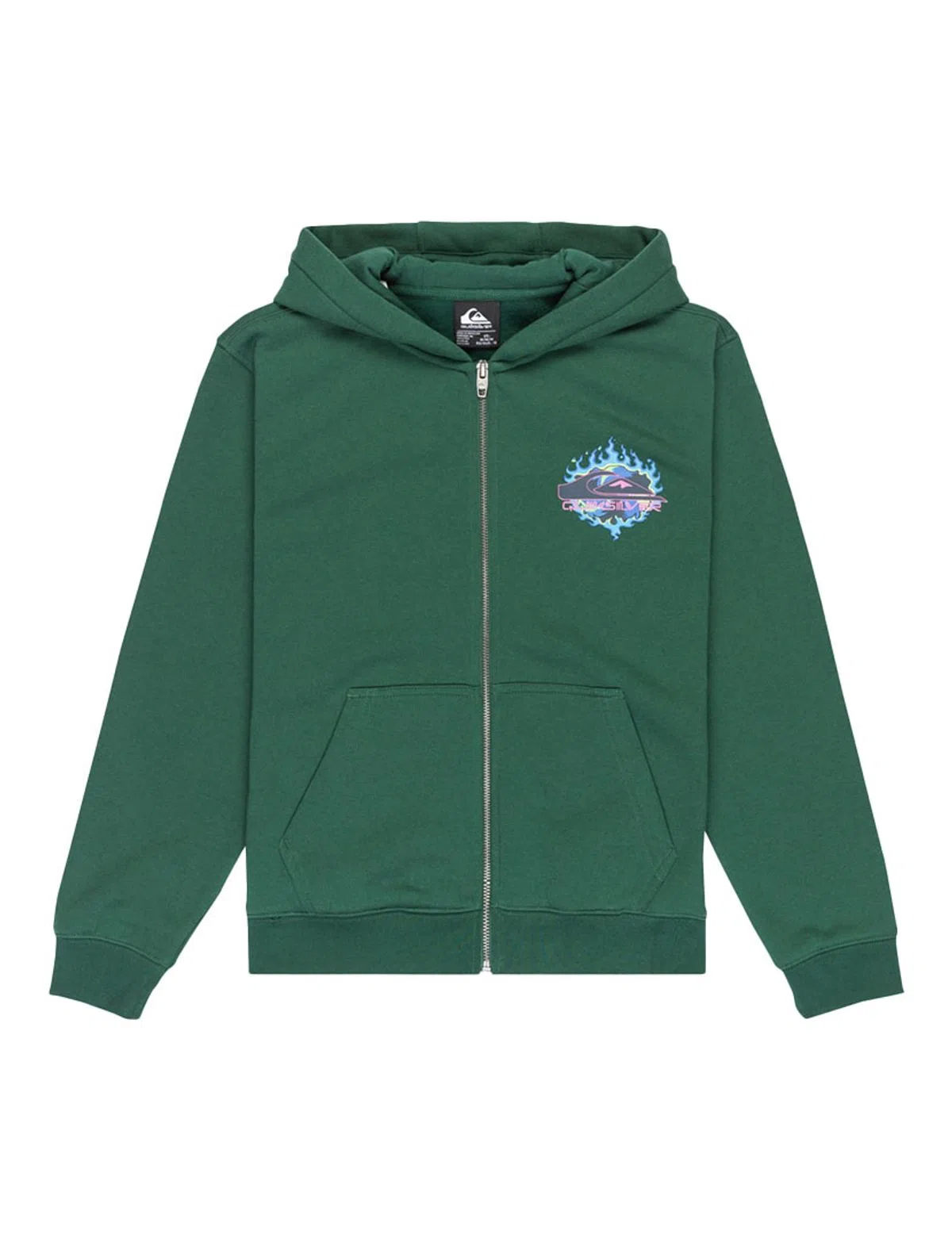 Sweatshirt com fecho Graphic Verde Kids