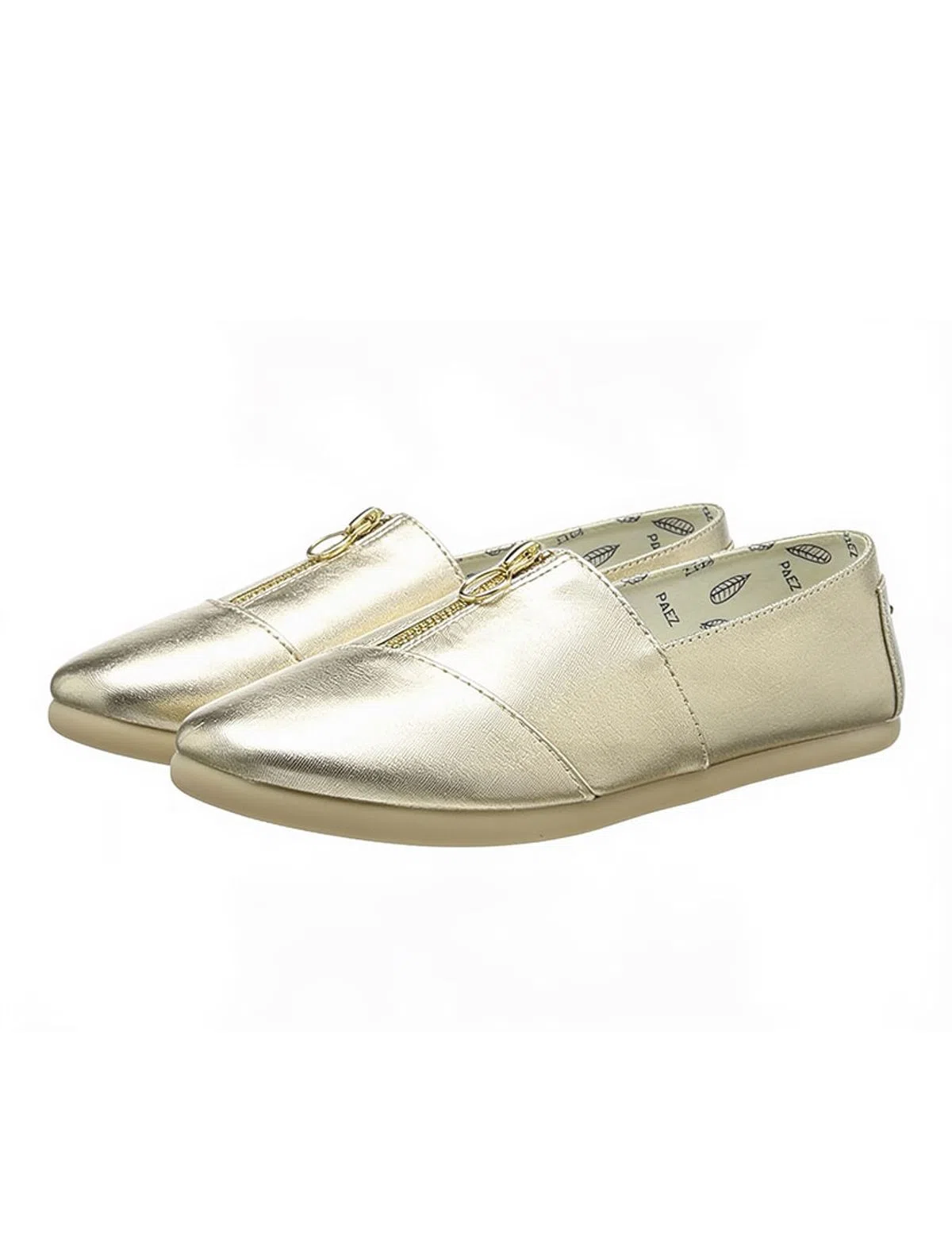 Alpercatas Metallic Canvas Gold Woman