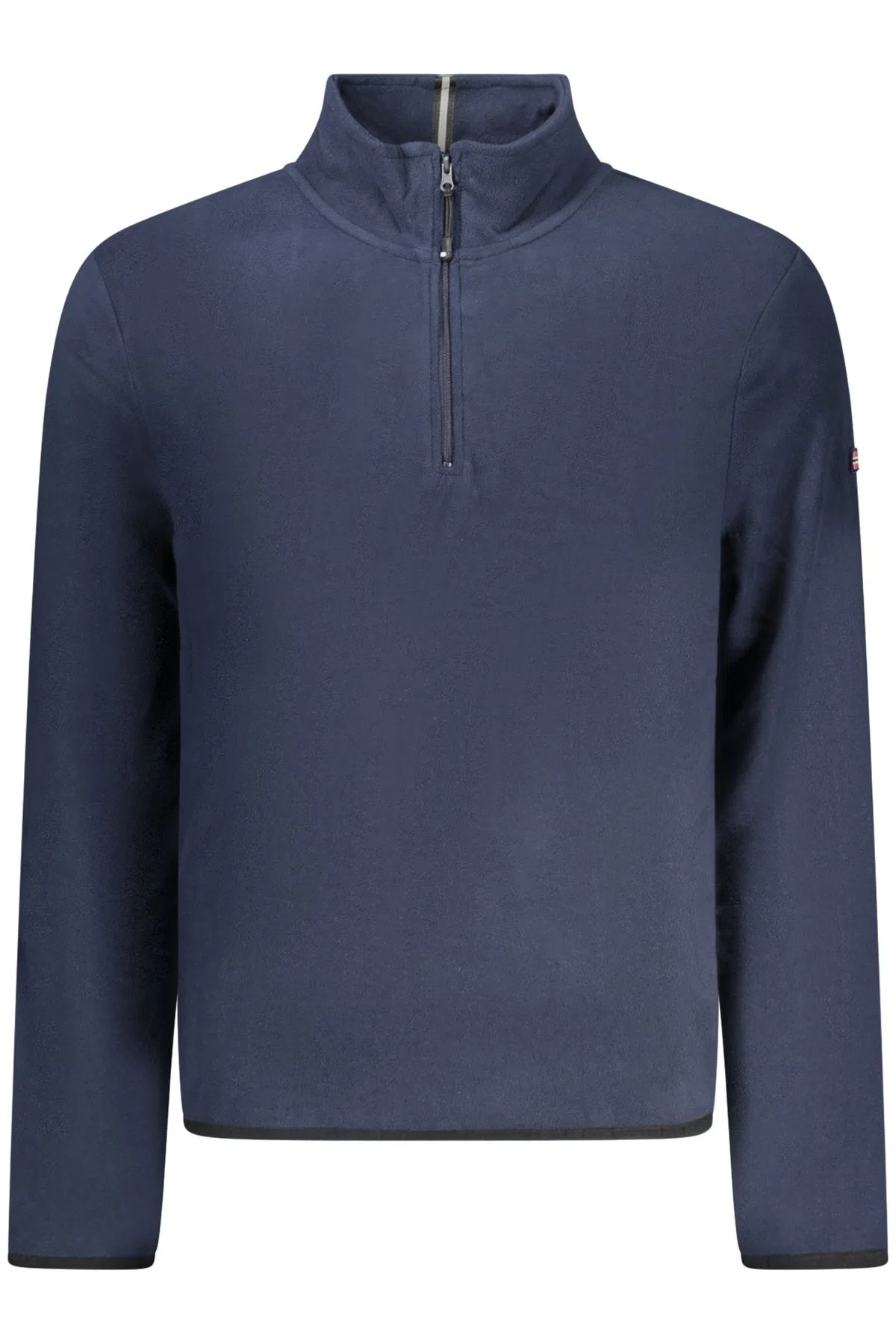 Camisola com meio fecho Azul Marinho