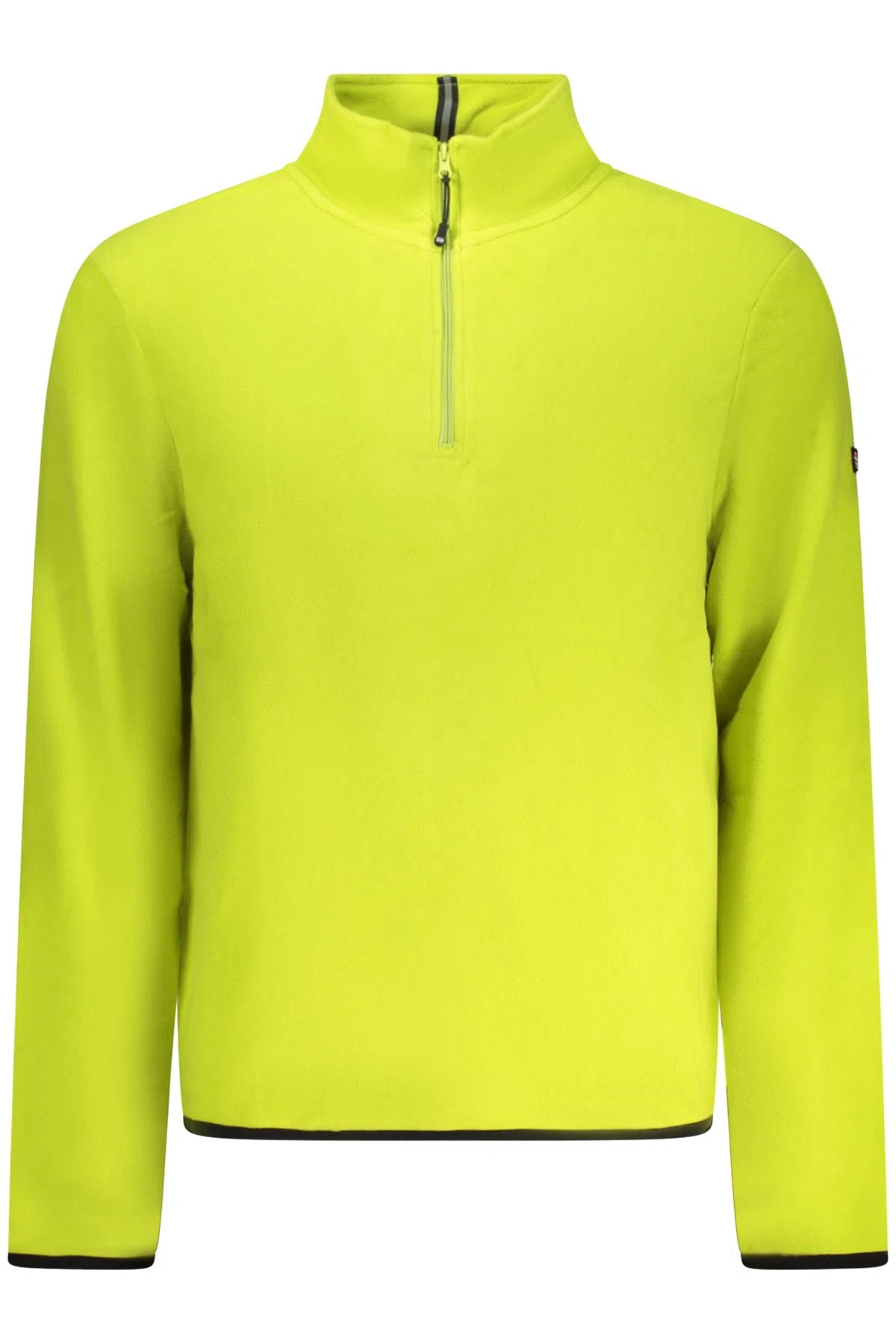 Sweatshirt com meio fecho Verde