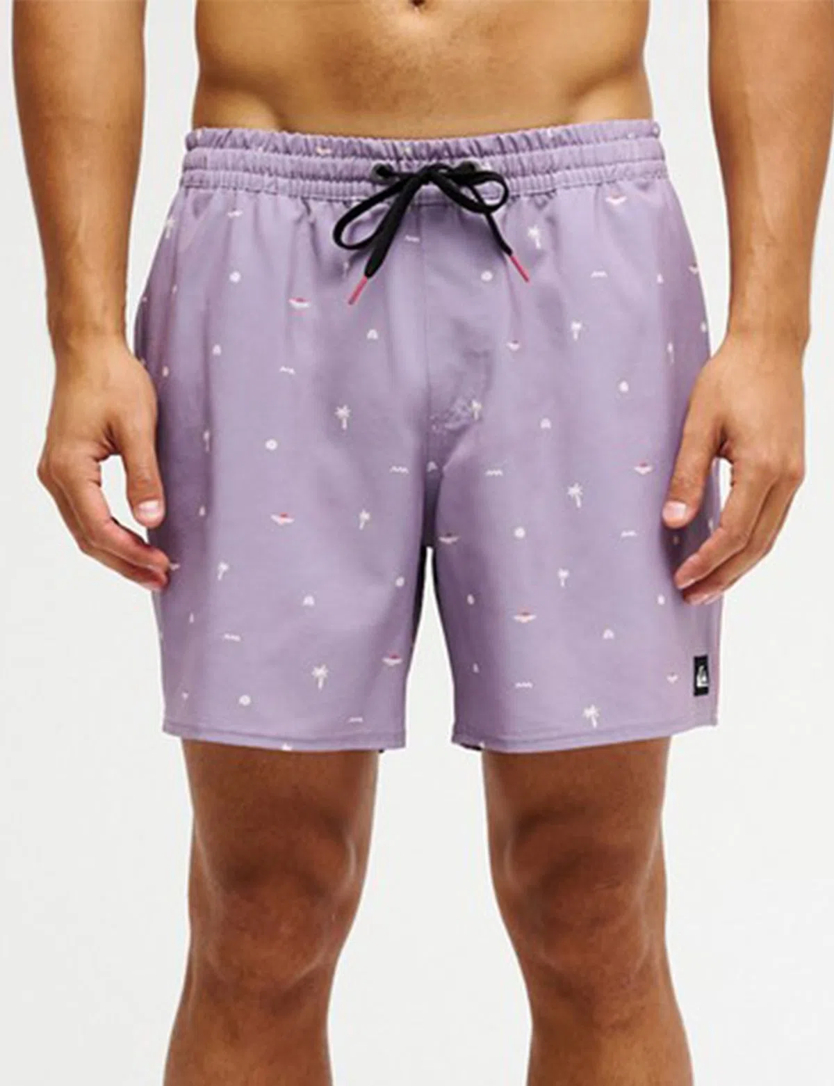 Calções de Banho Stretch Printed Volley 16 Lilás