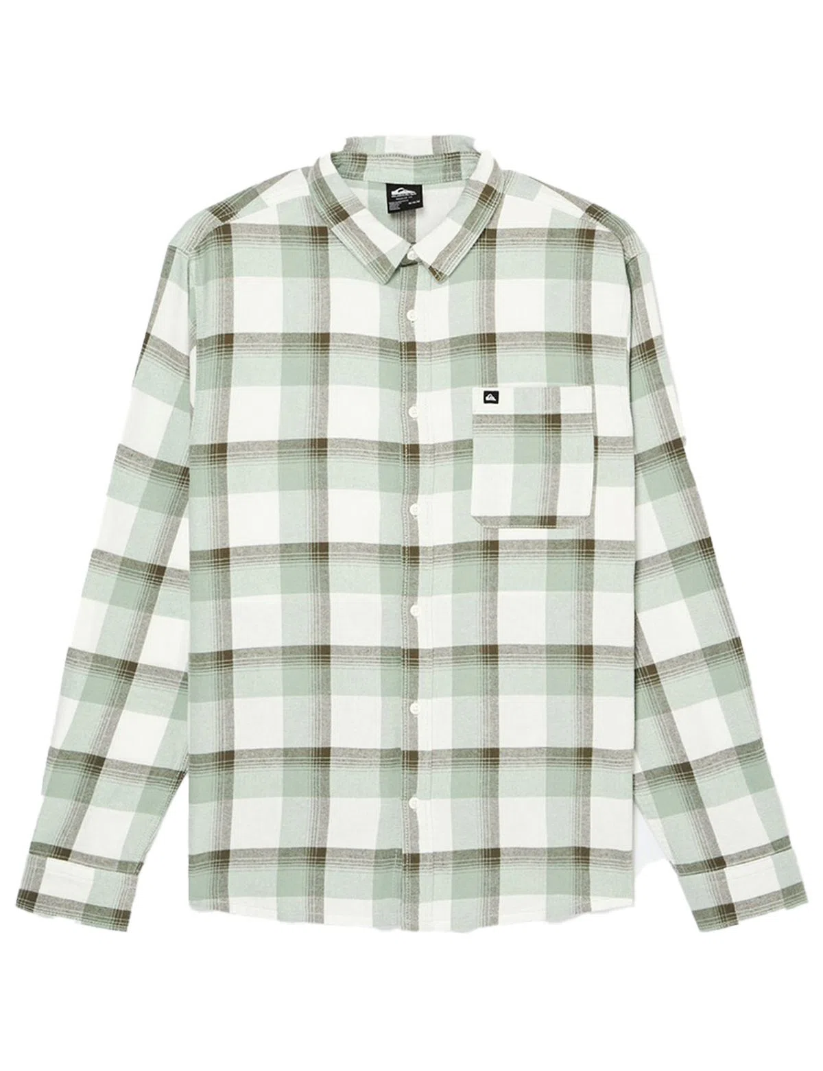 Camisa de manga comprida Motherfly Plaid Verde