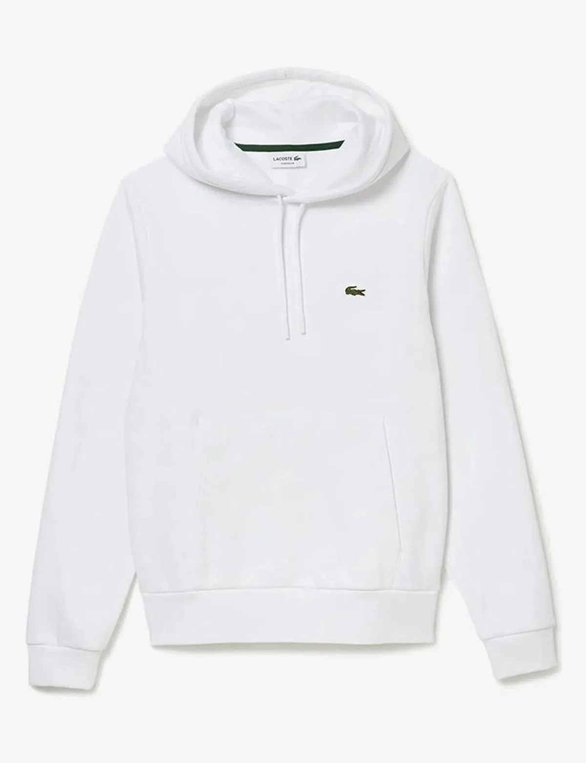Sweatshirt com capuz Fleece Branco