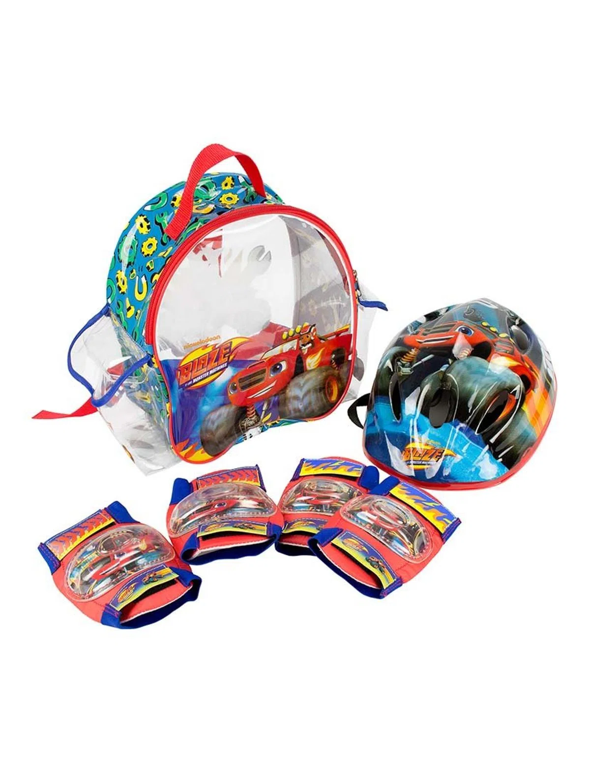 Mochila + Capacete + Proteções Preto E V